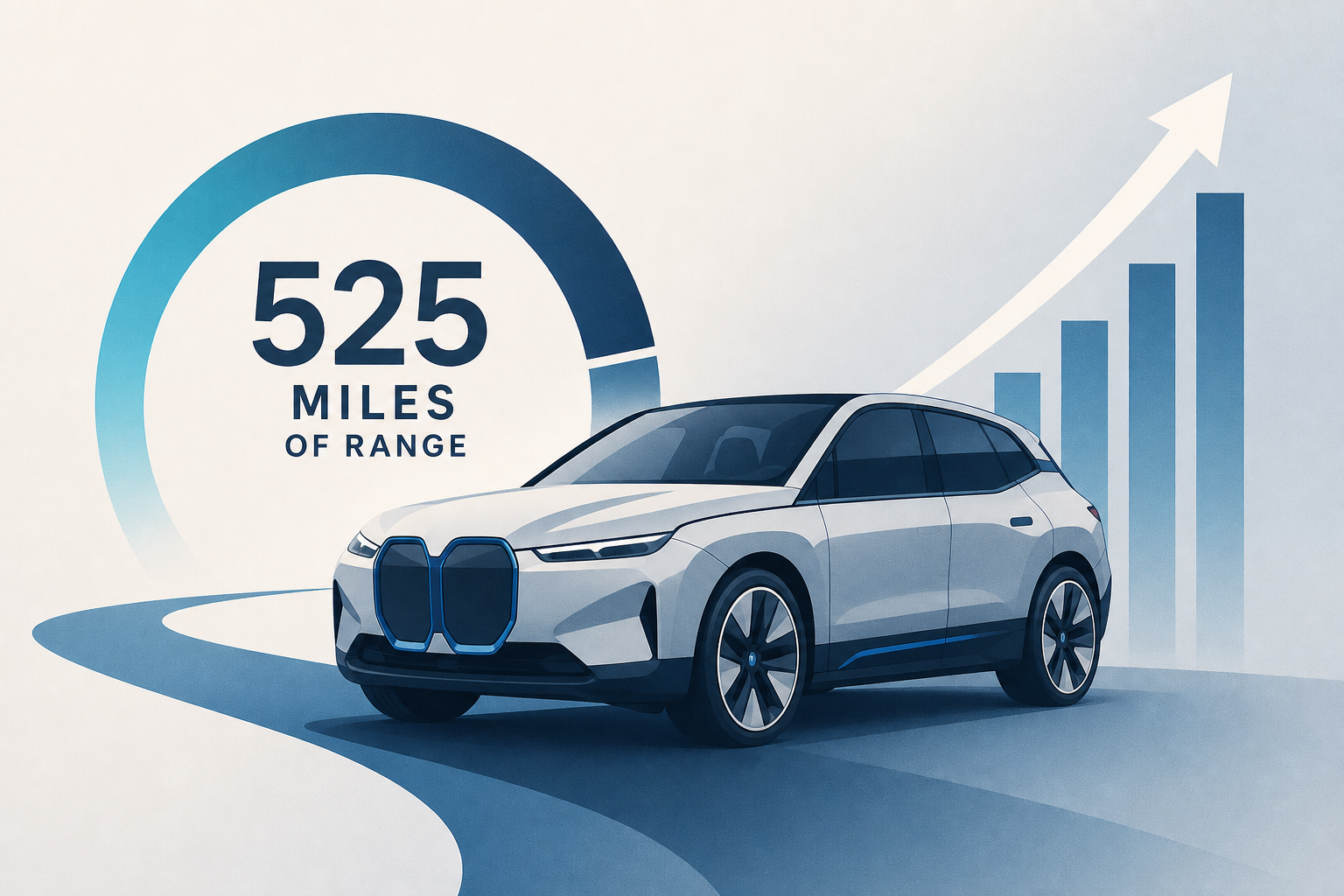 The BMW iX5 sets the benchmark with 525 miles of range [Images]
