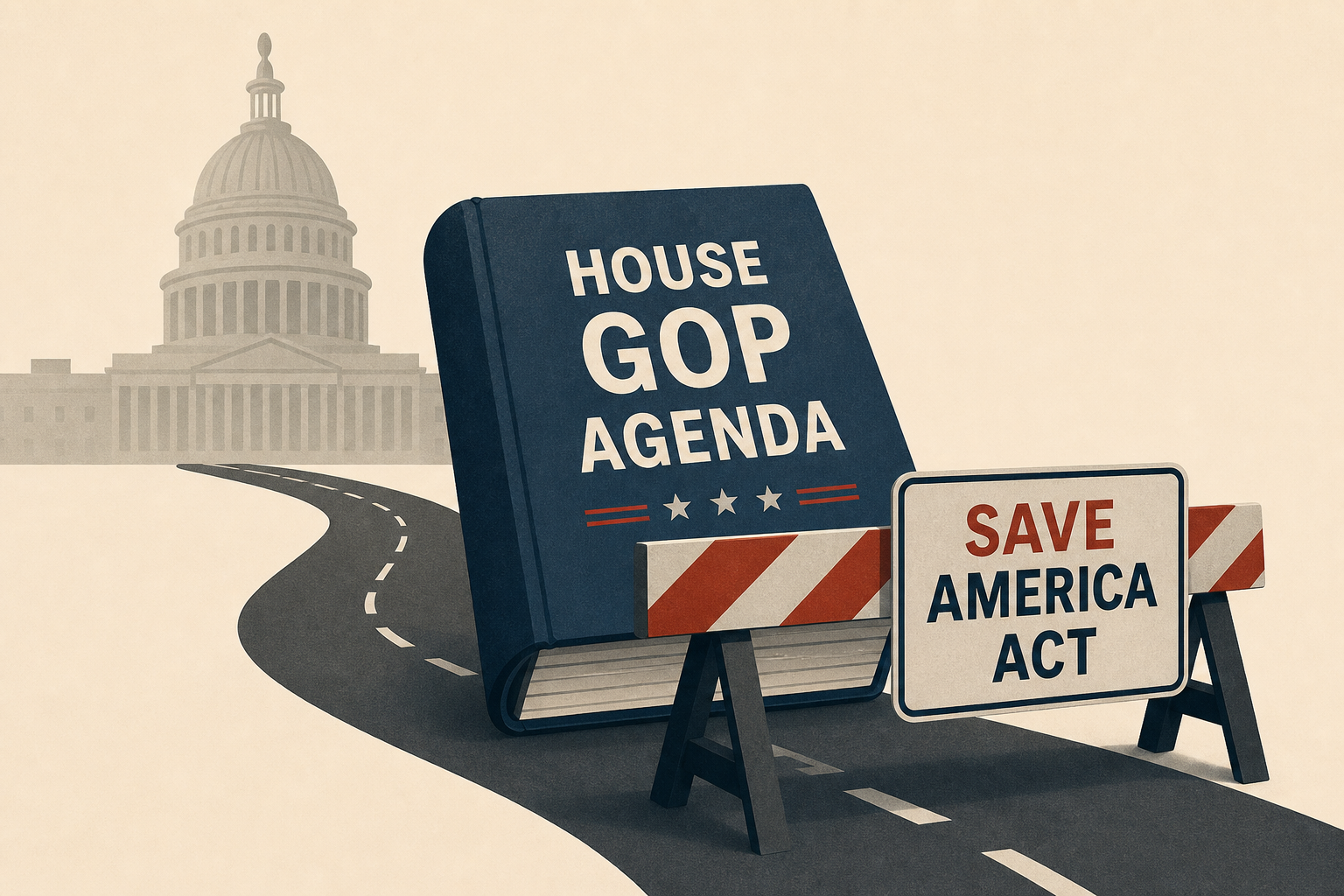 House GOP agenda stalls over holdouts' insistence on SAVE America Act