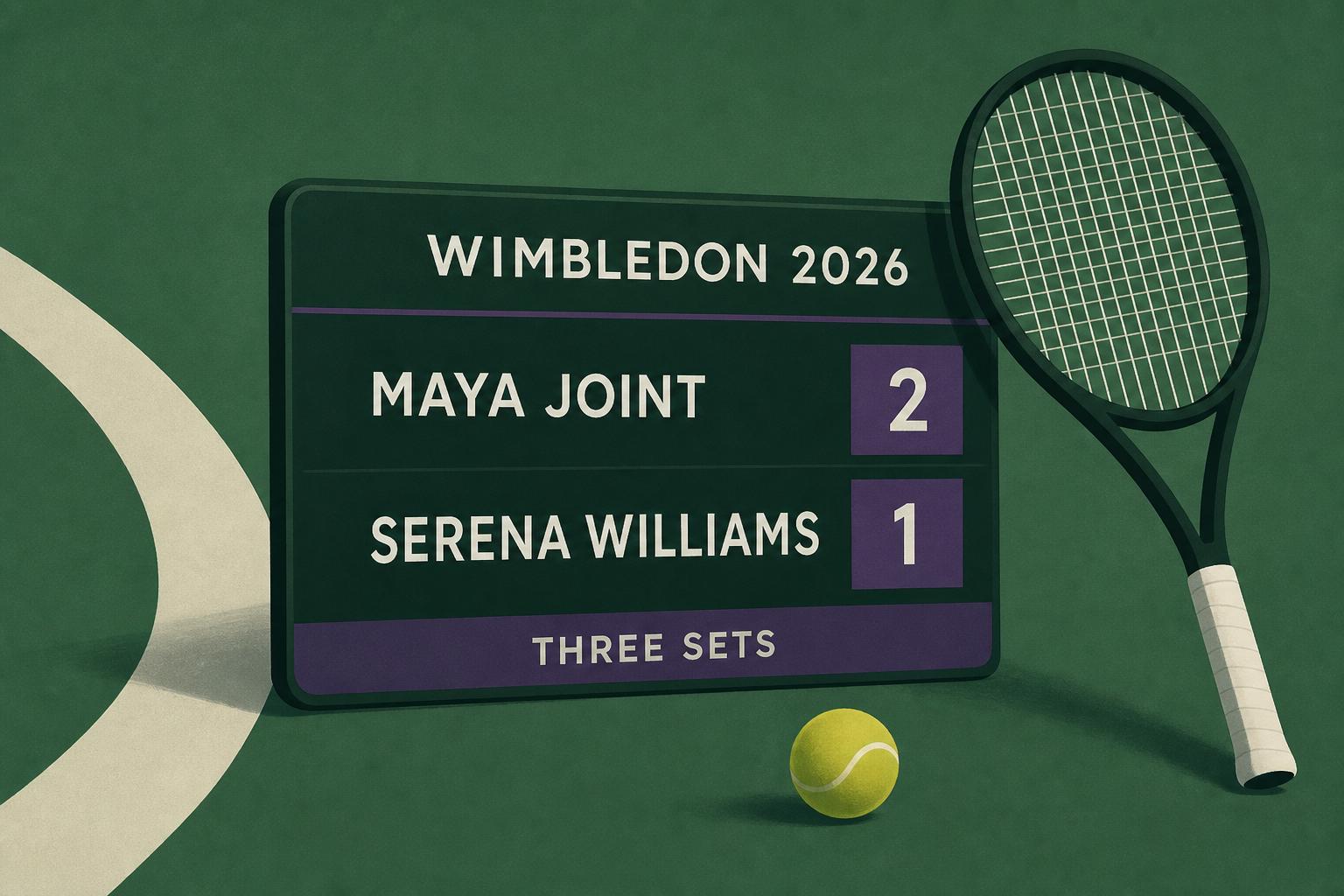 Wimbledon 2026 results: Serena Williams beaten by Maya Joint in three sets on singles return