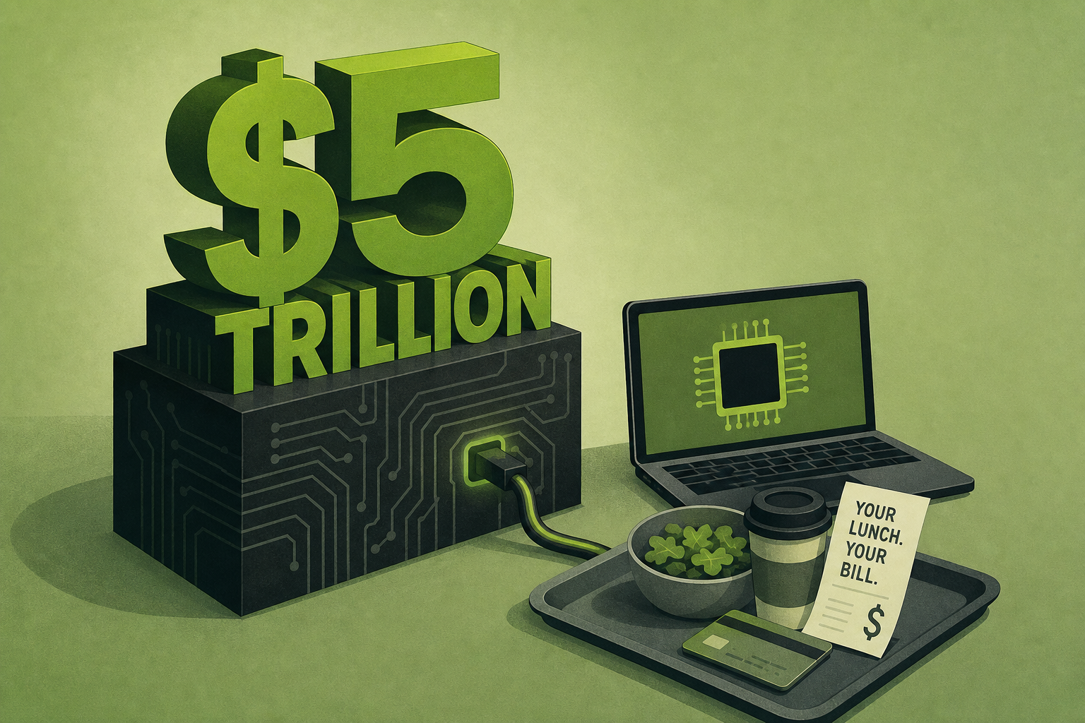 Nvidia built a nearly $5 trillion company by making people pay for their own lunch