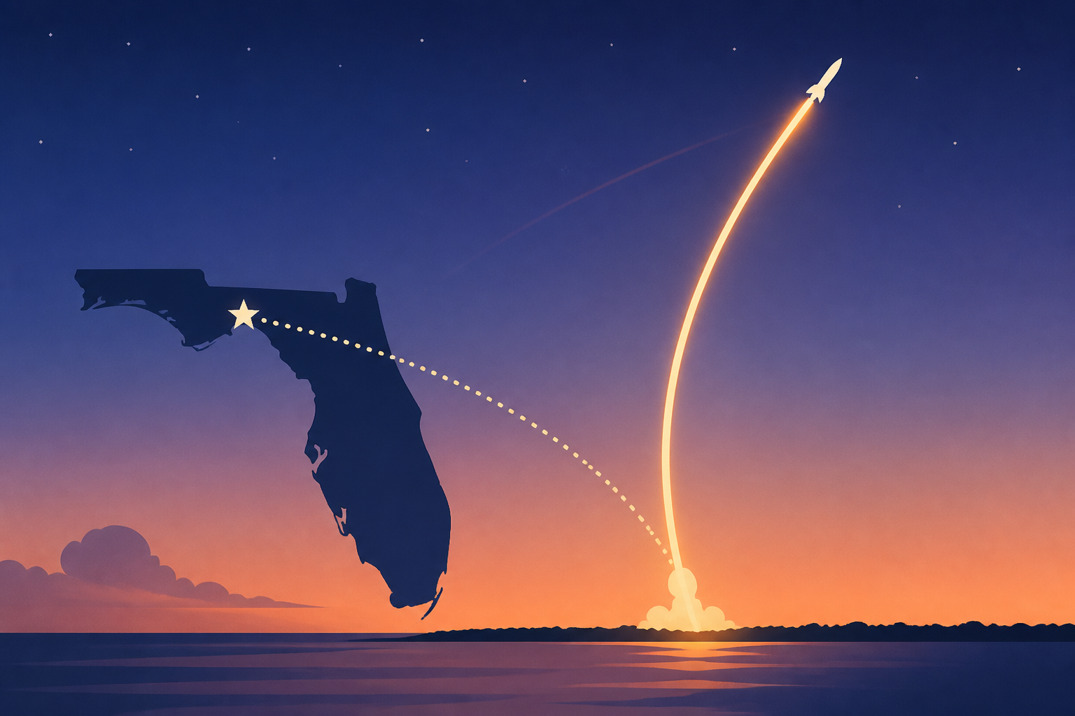 After liftoff, Cape Canaveral rocket launch may be seen in Tallahassee