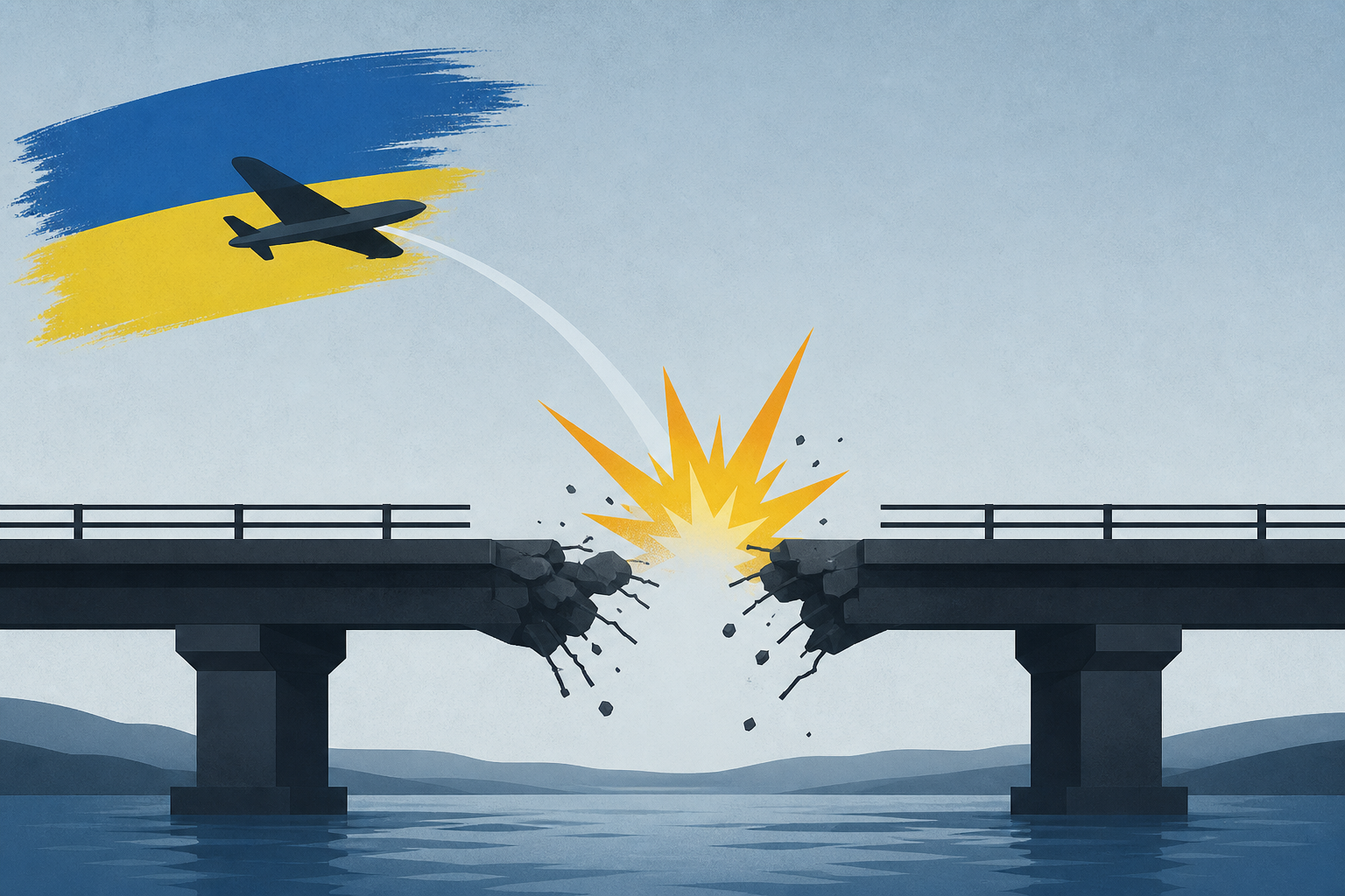Ukraine Hits 2 Bridges Used by Russia to Move Troops, Weapons