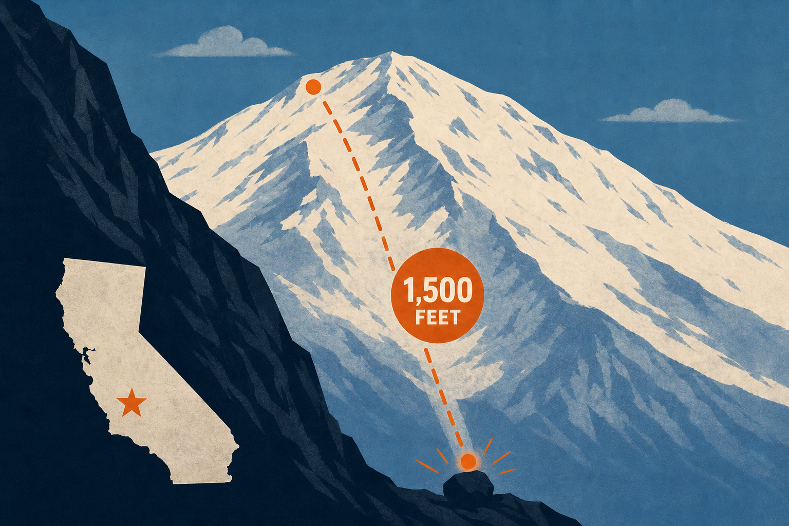 Calif. climber survives 1,500-foot Mount Shasta fall