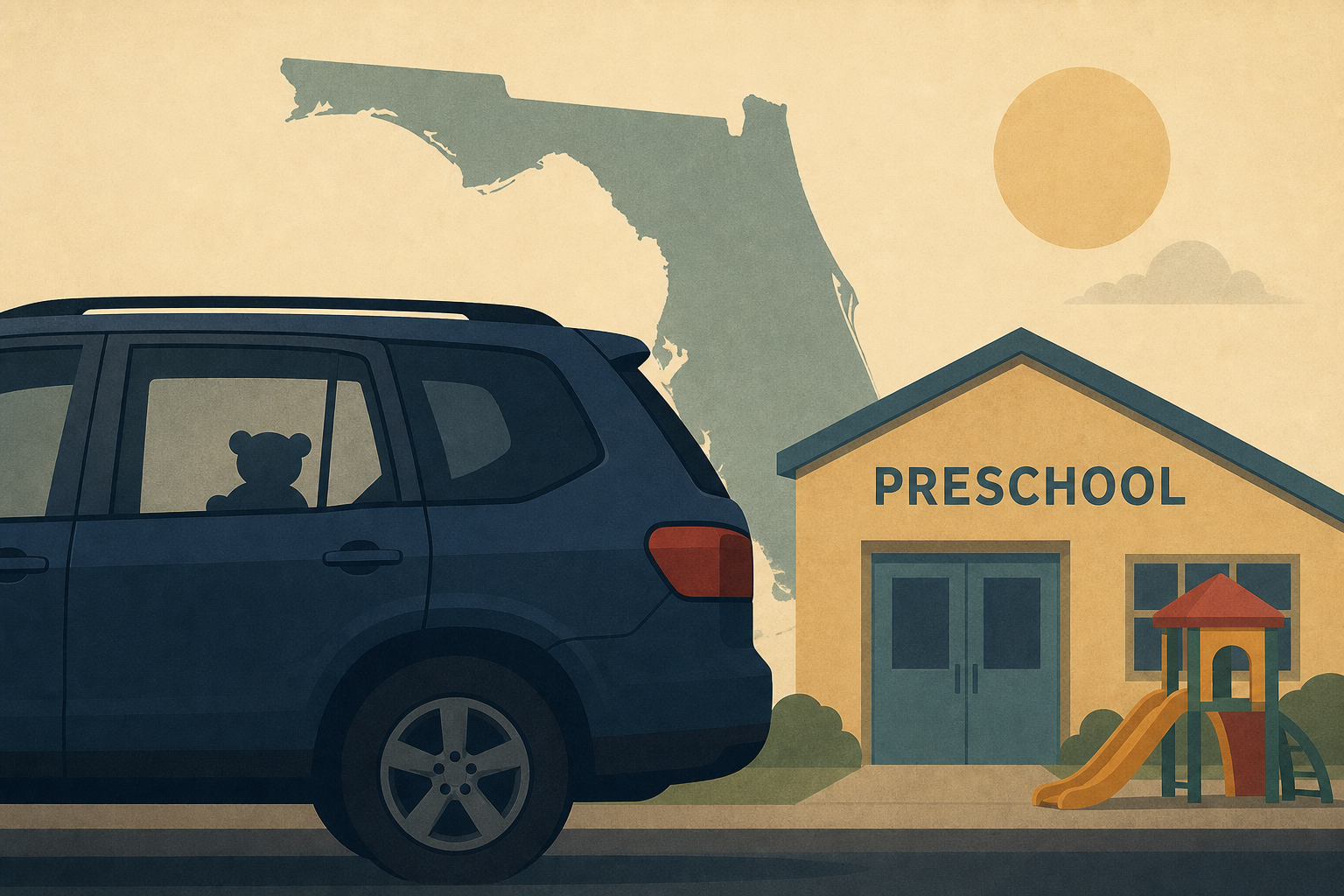 Toddler found dead in SUV outside Florida preschool
