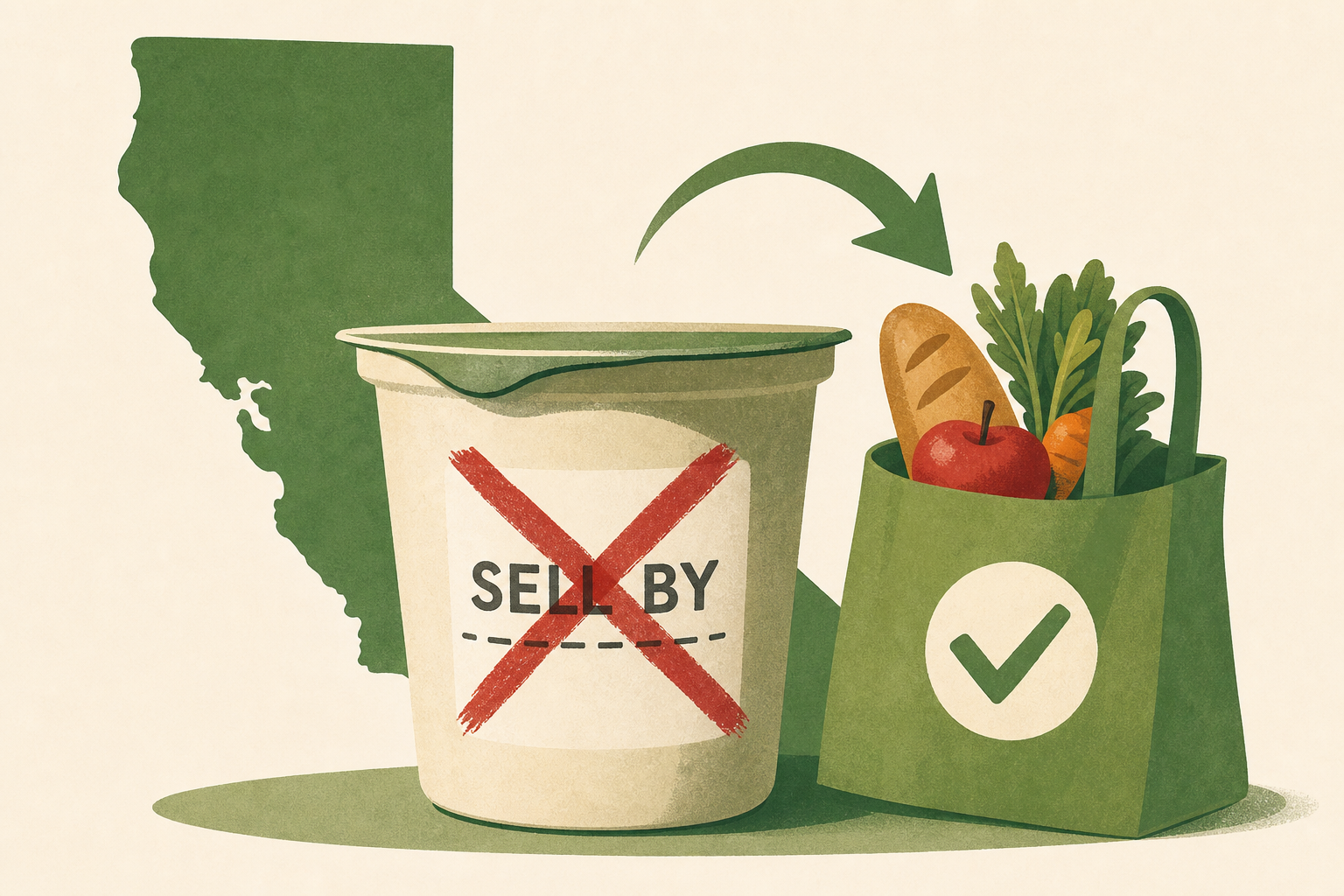 California bans 'sell by' food labels to cut food waste and confusion