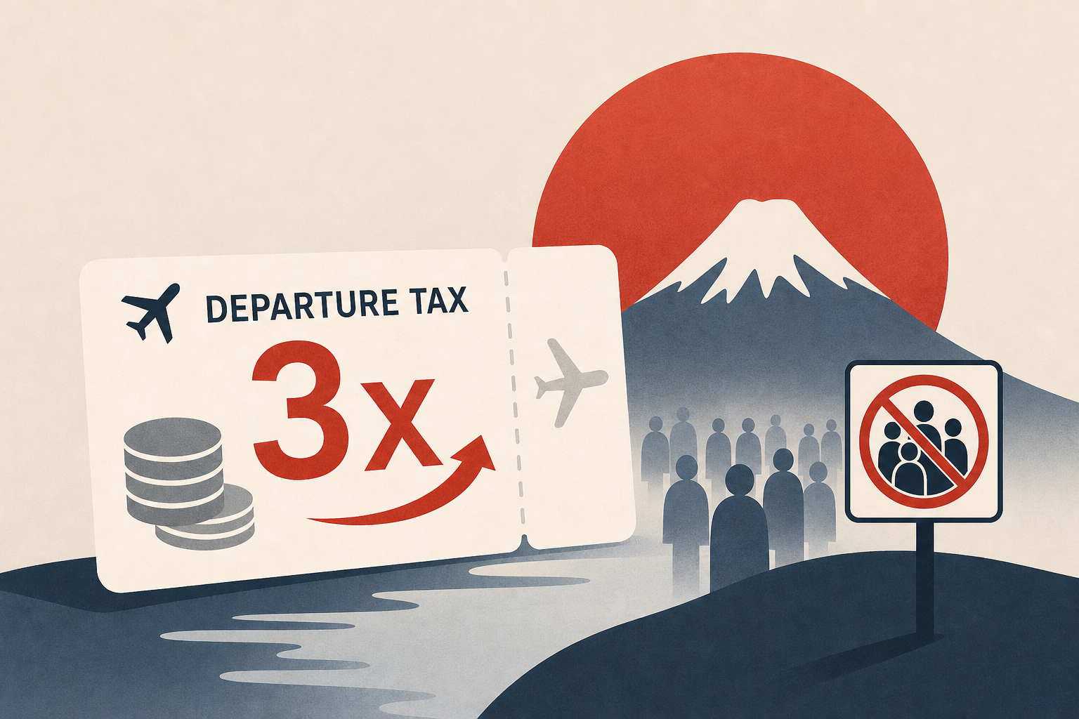 Japan triples departure tax in push to combat overtourism