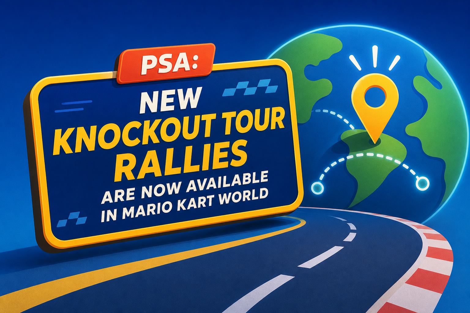PSA: New Knockout Tour Rallies Are Now Available In Mario Kart World