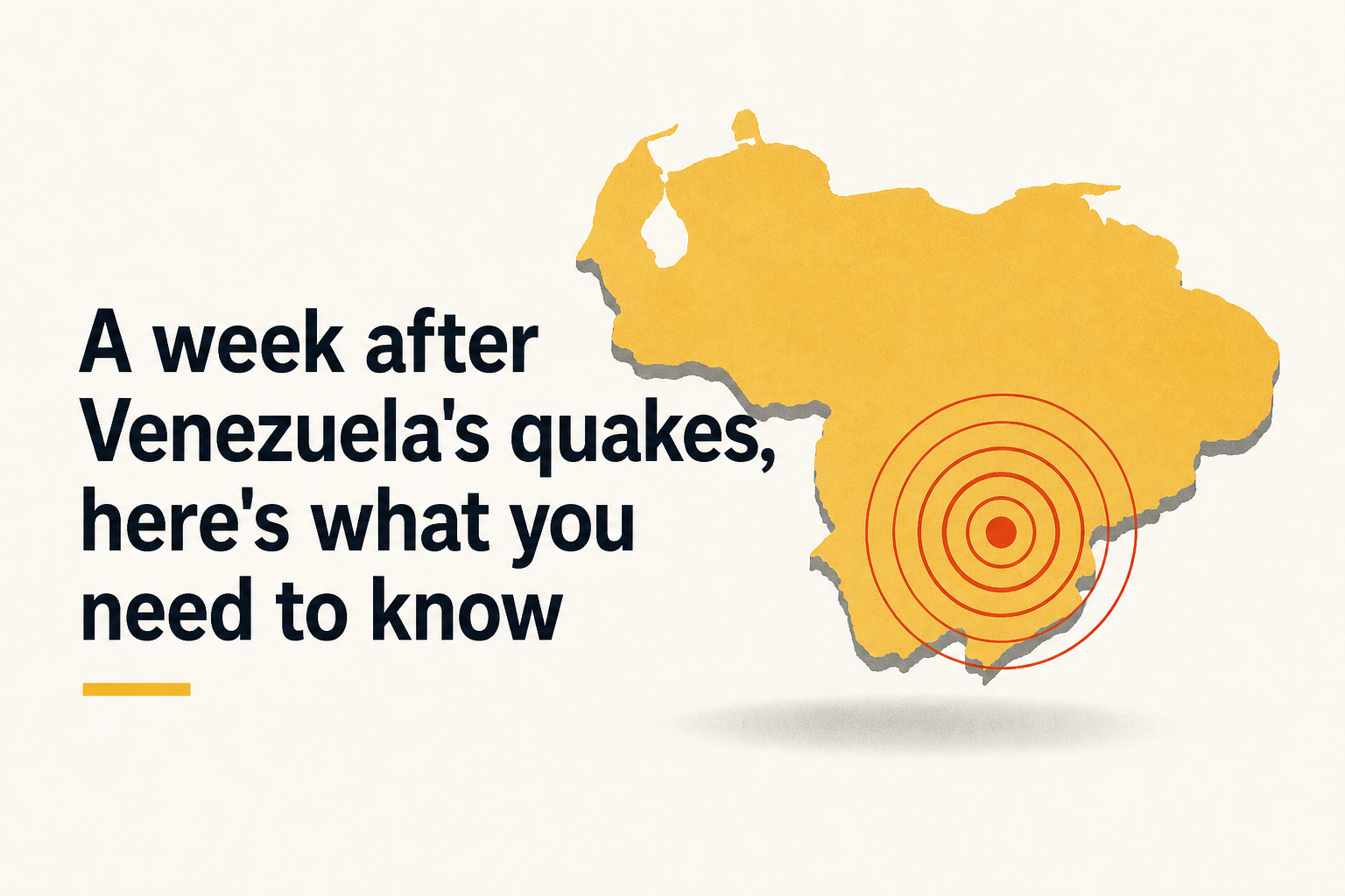 A week after Venezuela's quakes, here's what you need to know : NPR