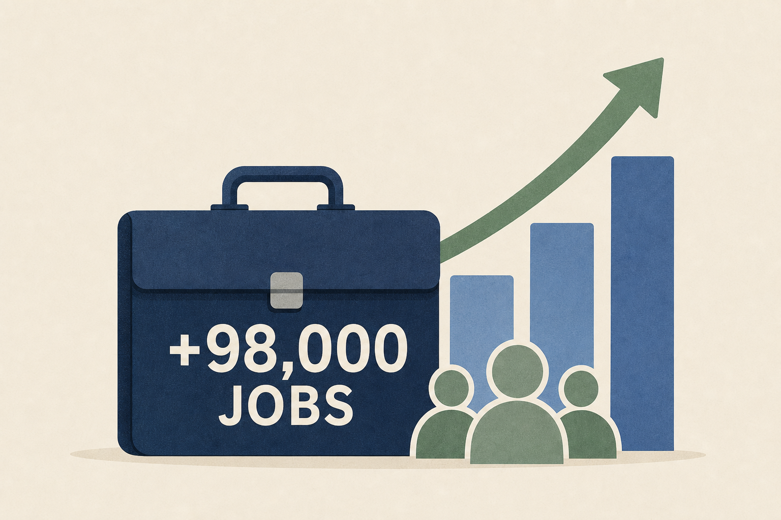 ADP report June 2026: Private sector adds 98,000 jobs