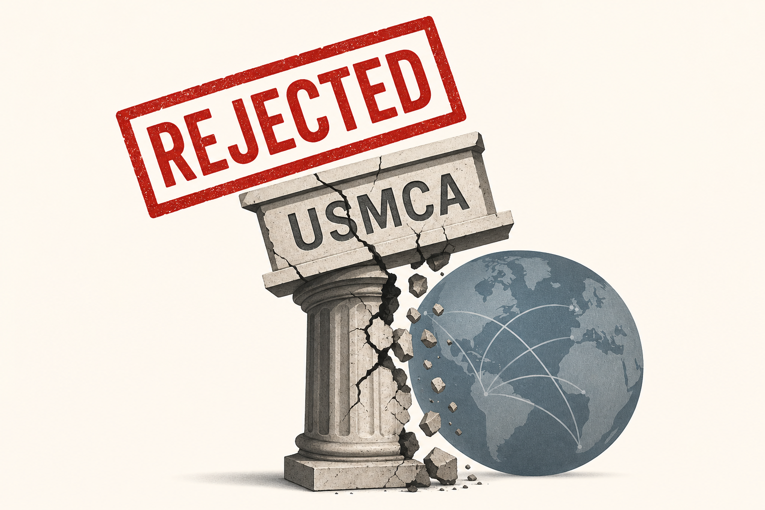 U.S. rejects USMCA trade pact, toppling a pillar of global trade