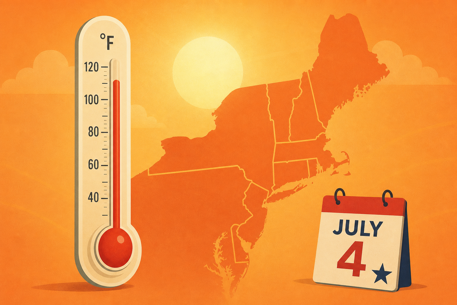 Extreme heat hits US Northeast ahead of Fourth of July
