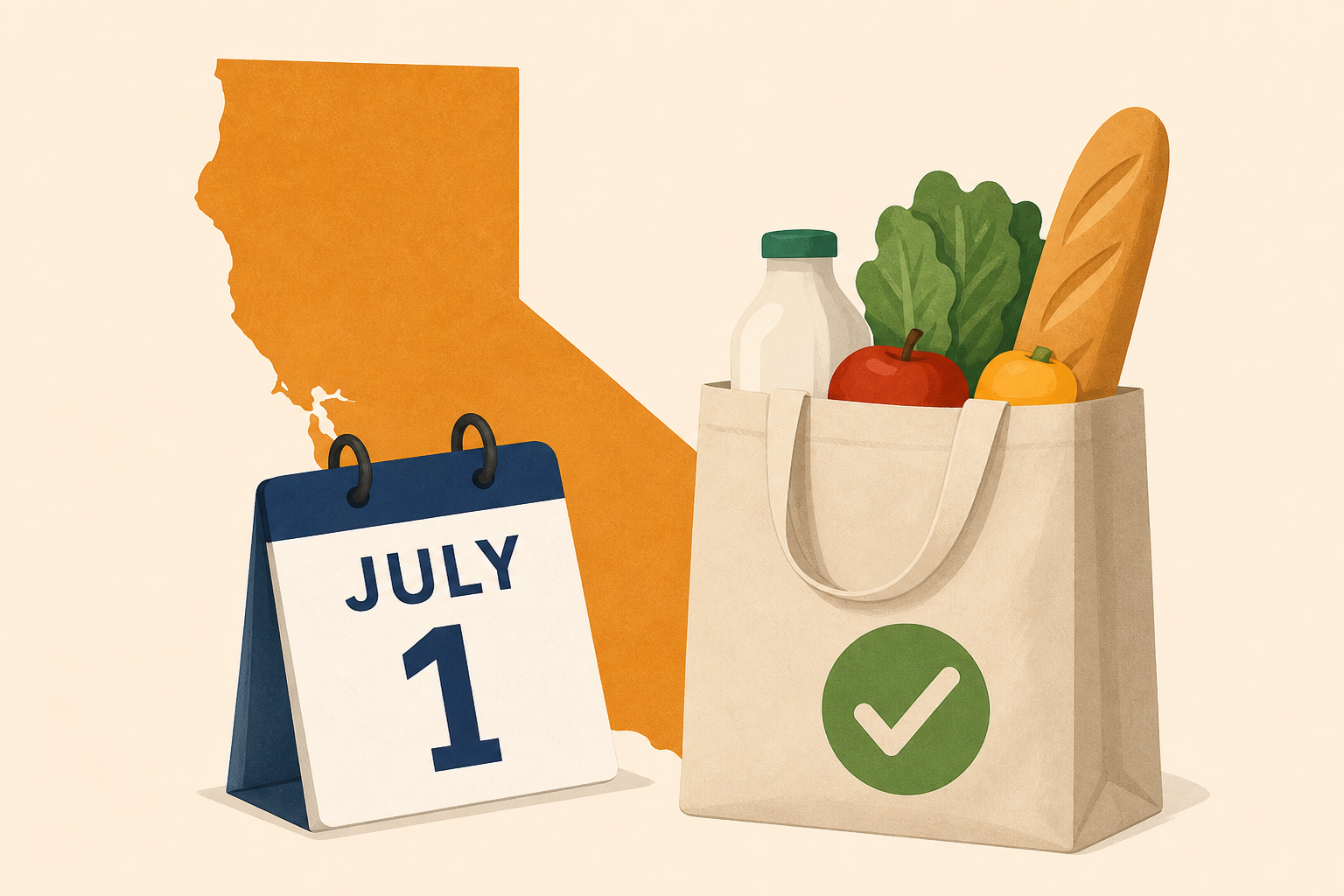 New Calif. laws go into effect July 1, including huge grocery change