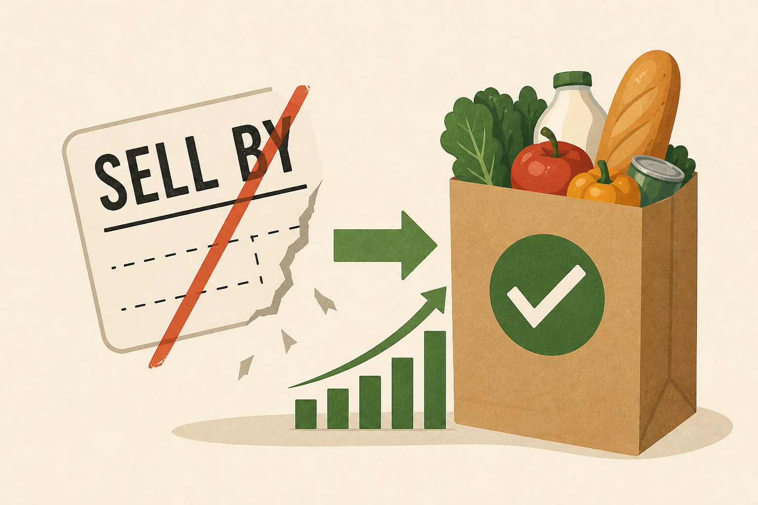 California bans ‘sell by’ labels to cut food waste and confusion