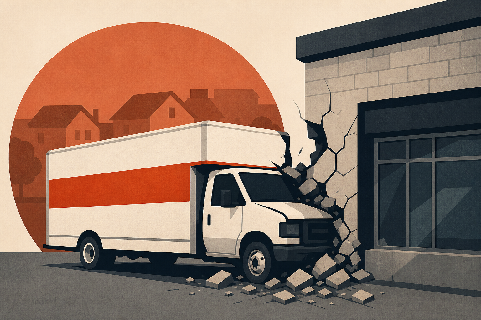U-Haul crashes into building hit over the weekend in Omaha’s Benson neighborhood