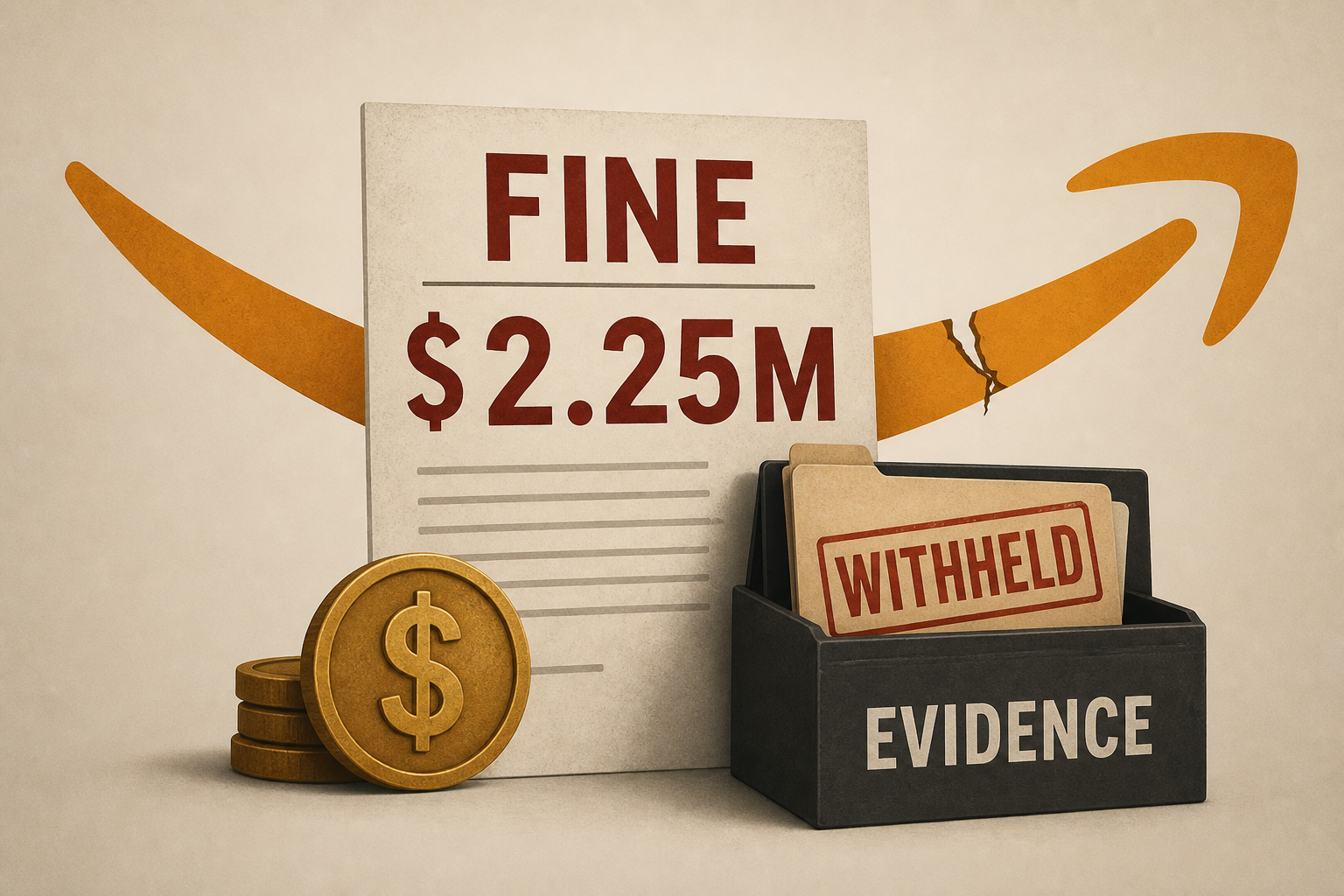 Amazon fined $2.25M for withholding evidence from fraud victims
