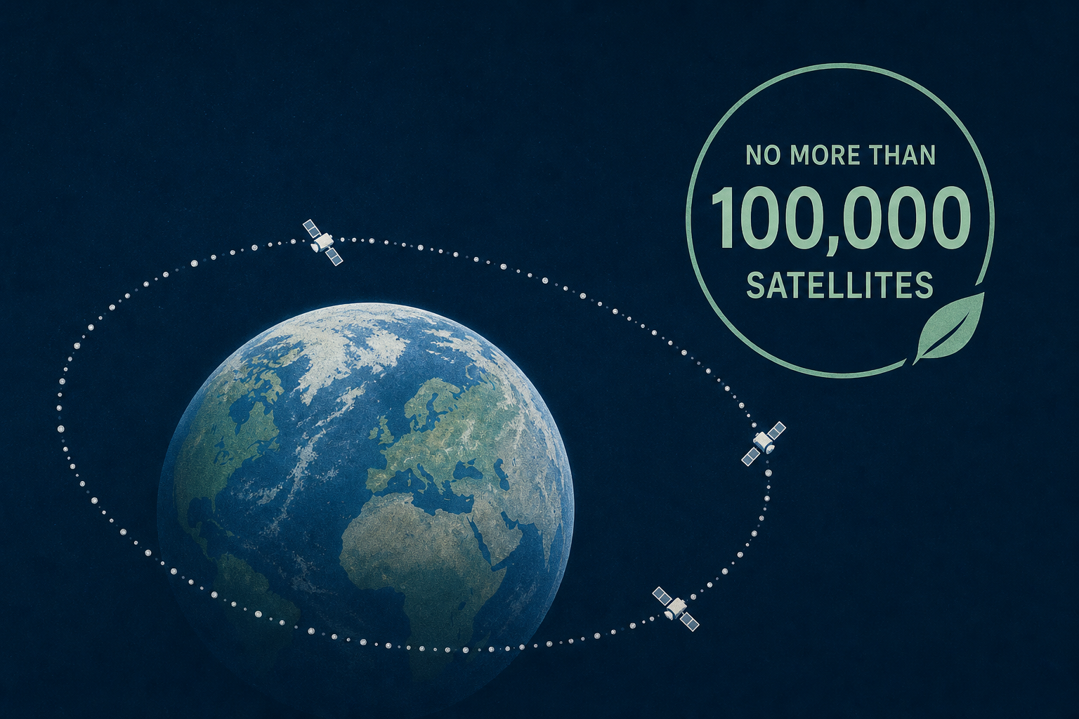 ESO Study Finds That No More Than 100,000 Satellites Should Orbit Earth