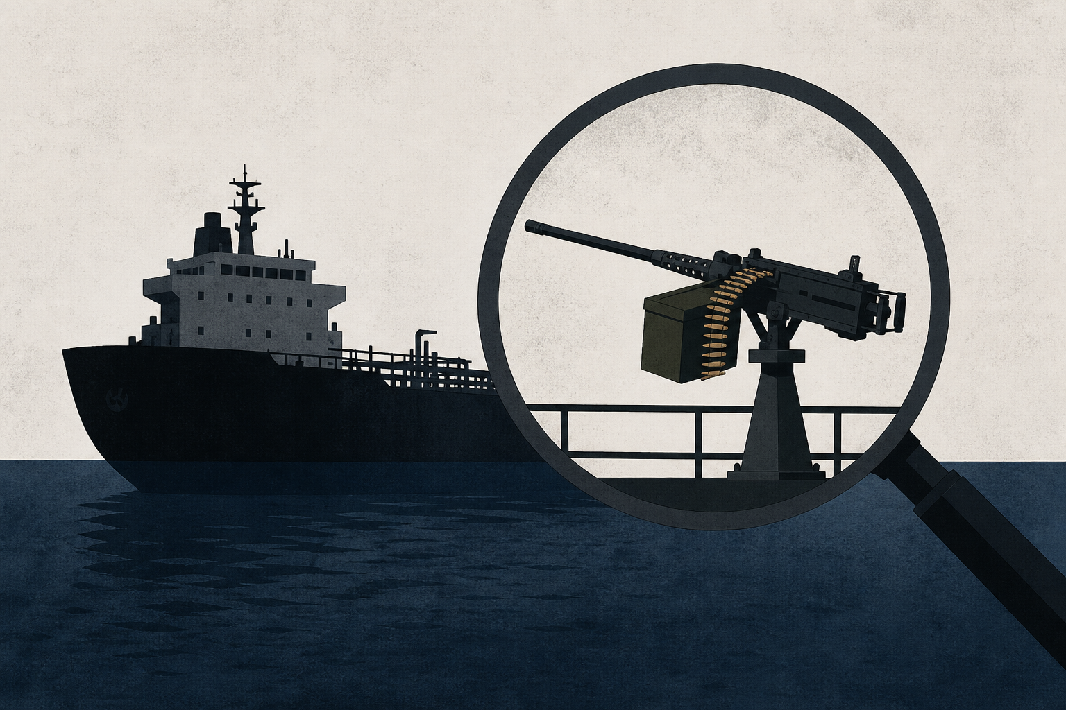 ​Heavy Machine Guns Found on russian Shadow Fleet Vessel