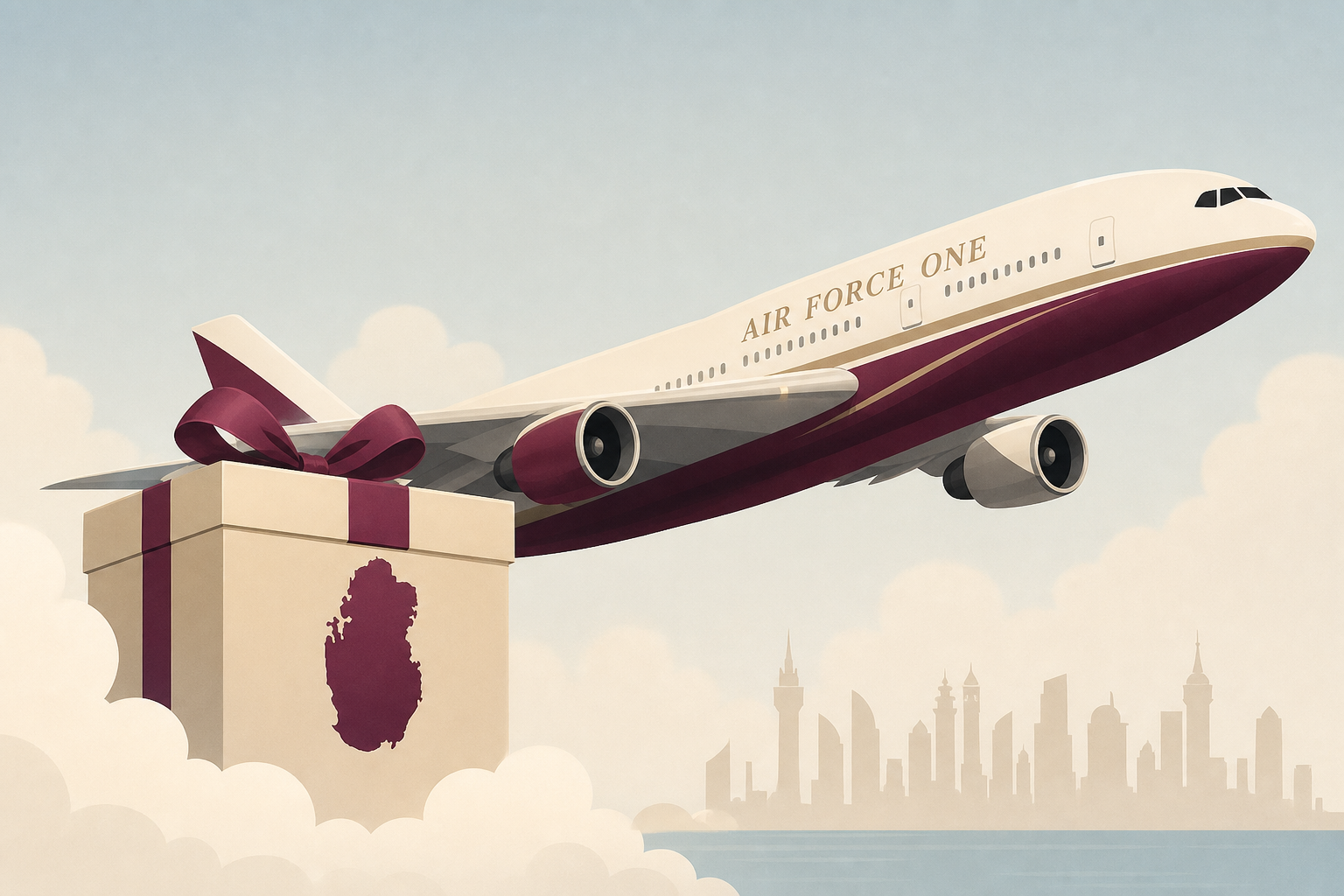 Trump takes maiden flight in Qatar-gifted Air Force One. See photos