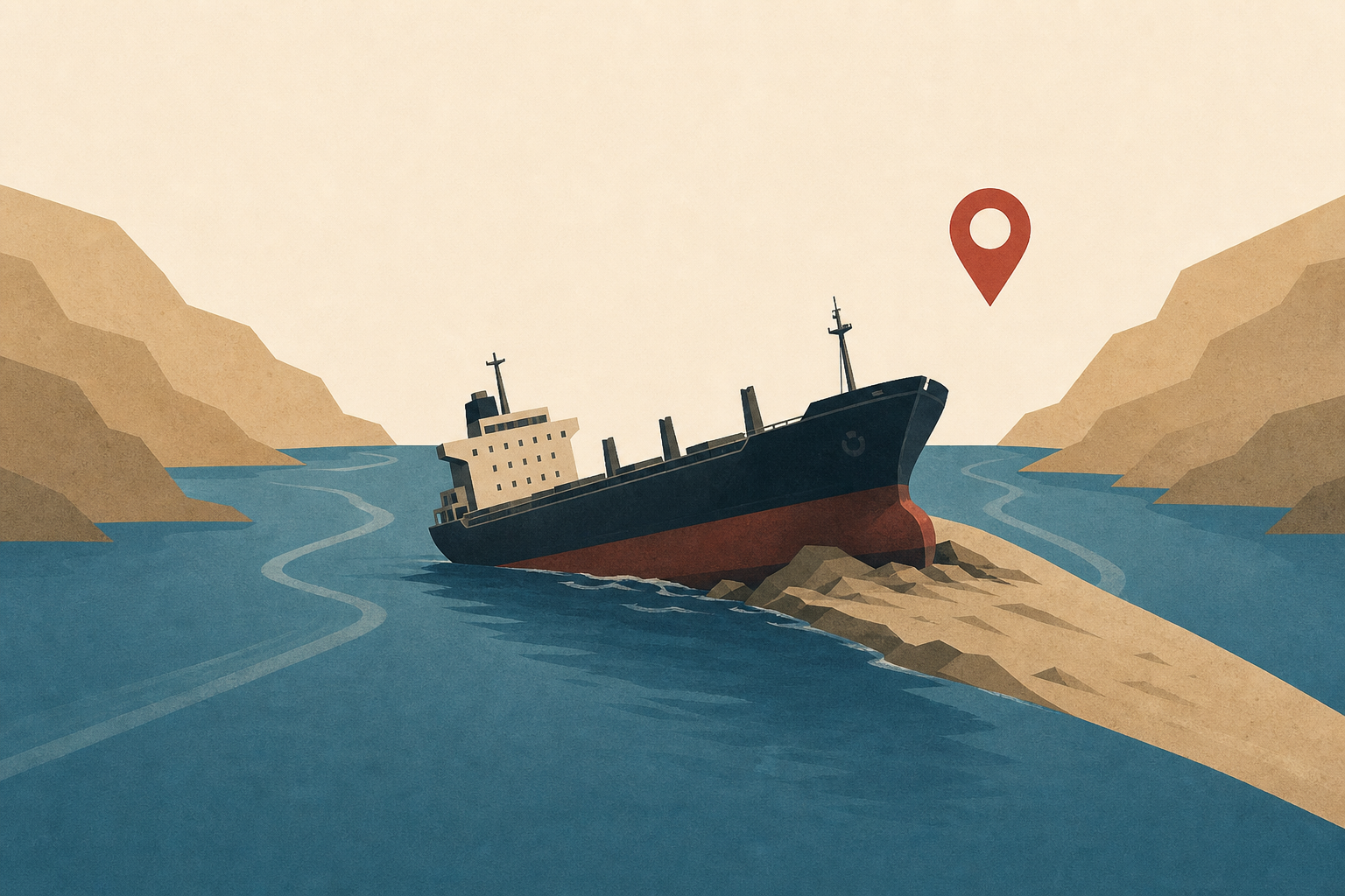 Ship runs aground in Strait of Hormuz, Iranian state media says