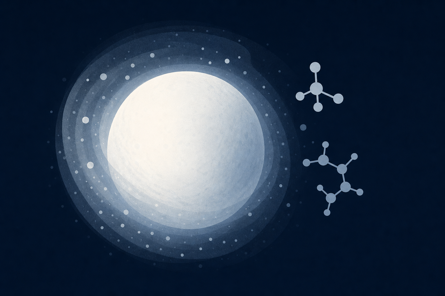 Aerosols and hydrocarbons in the atmosphere of a white dwarf planet