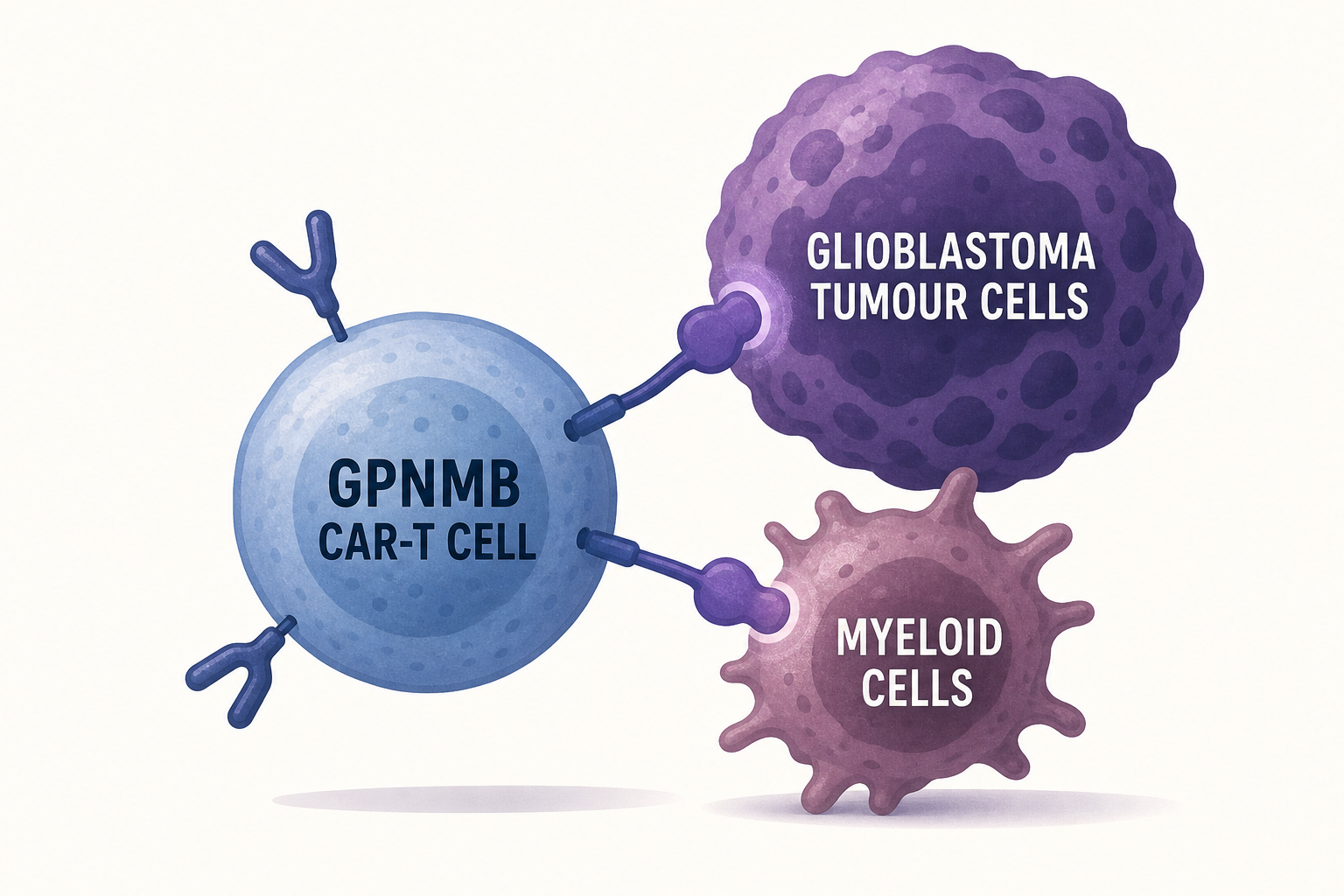Dual tumour-myeloid targeting of glioblastoma with GPNMB CAR-T cells