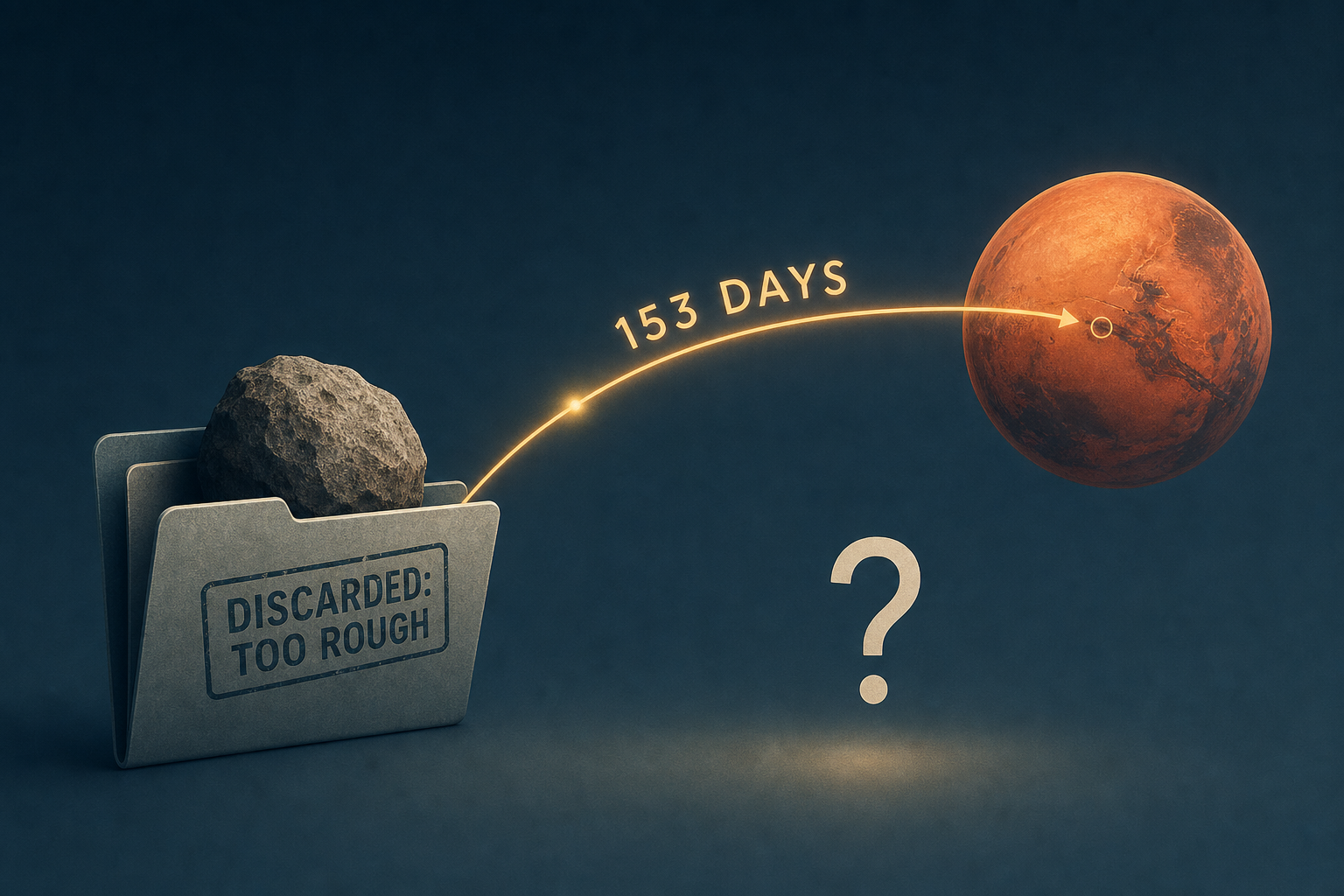A Brazilian researcher just found a 153-day route to Mars inside a file that asteroid trackers had already discarded as too rough to use, and it raises a reasonable question about what else is in the