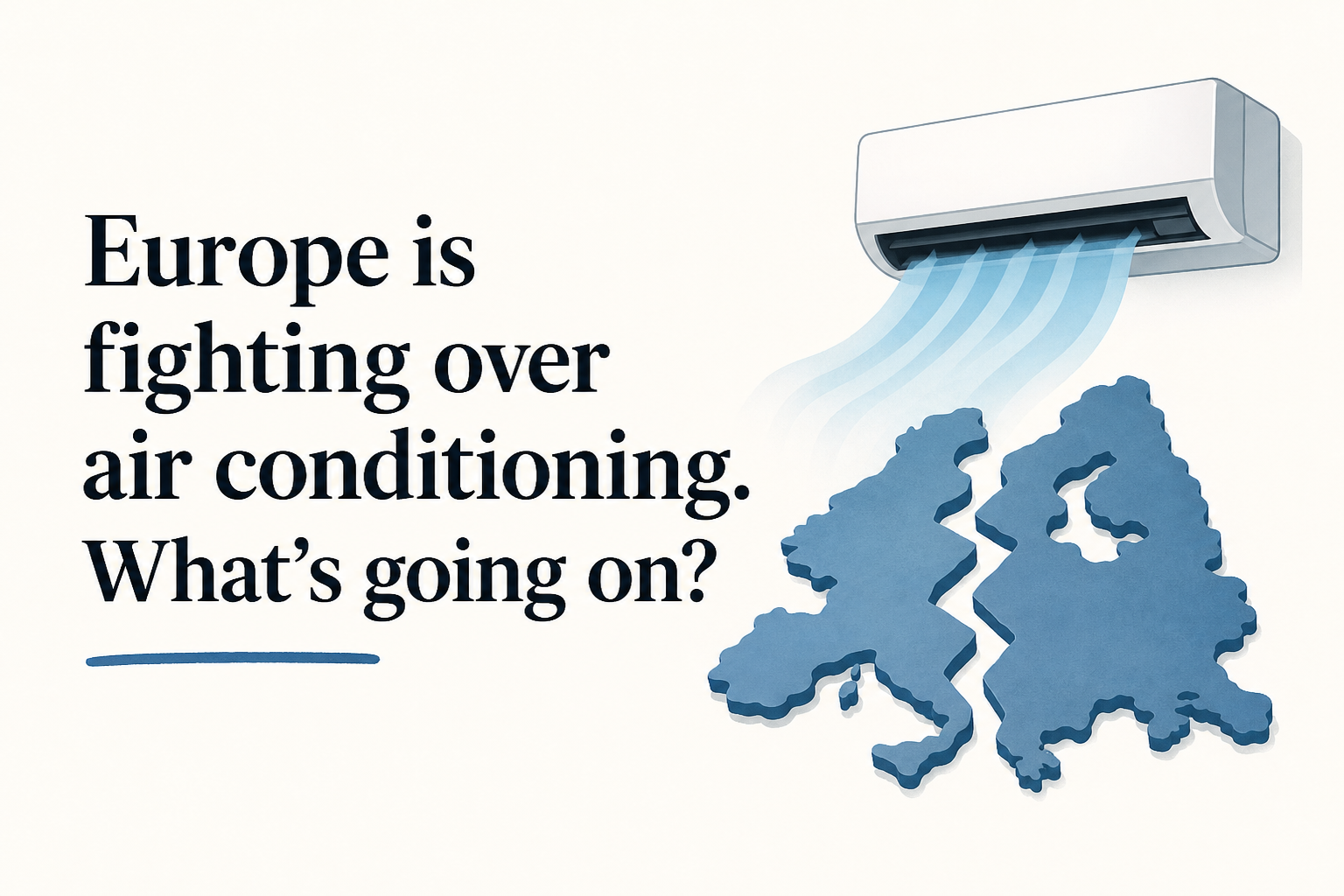 Europe is fighting over air conditioning. What's going on?