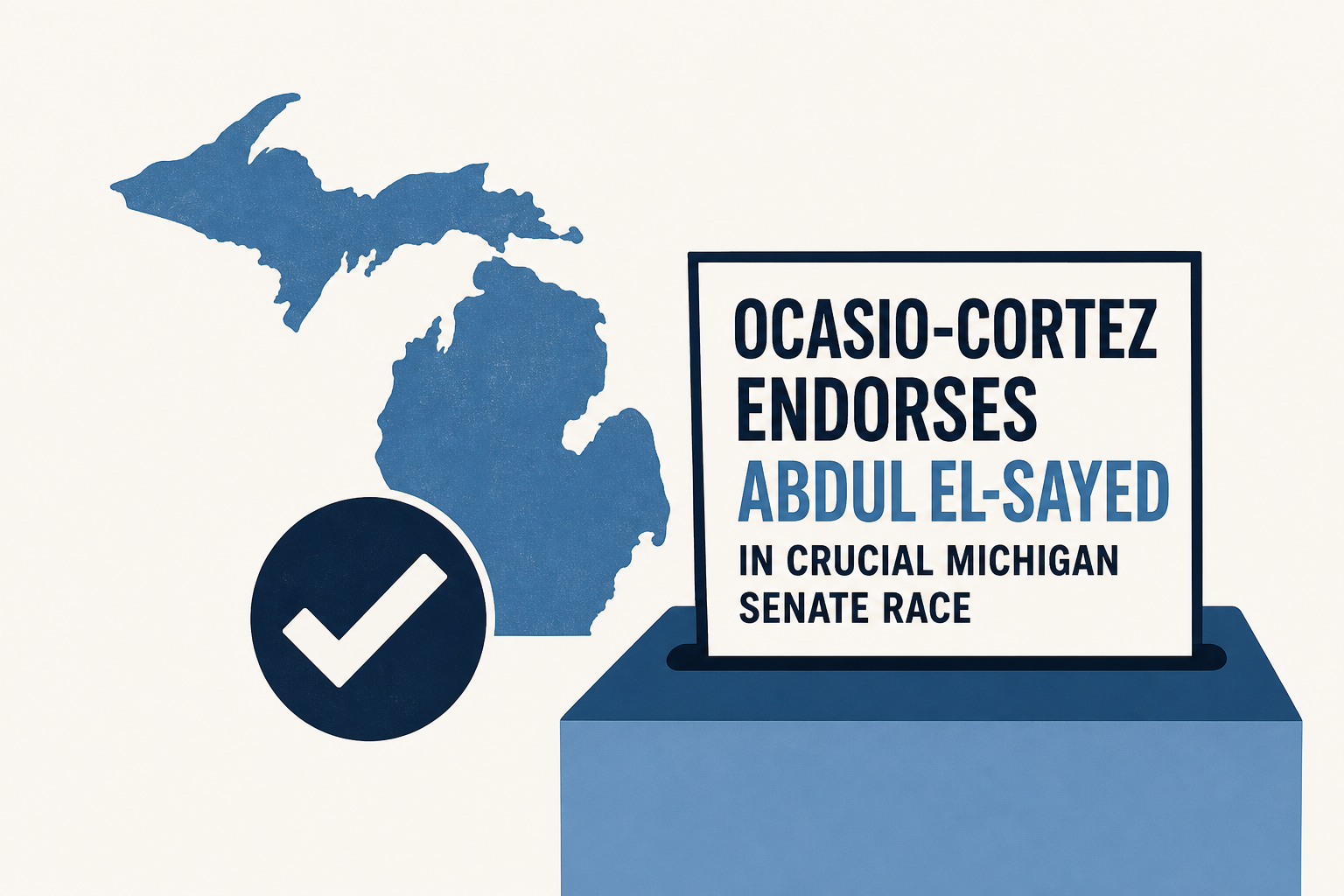 Ocasio-Cortez Endorses Abdul El-Sayed in Crucial Michigan Senate Race