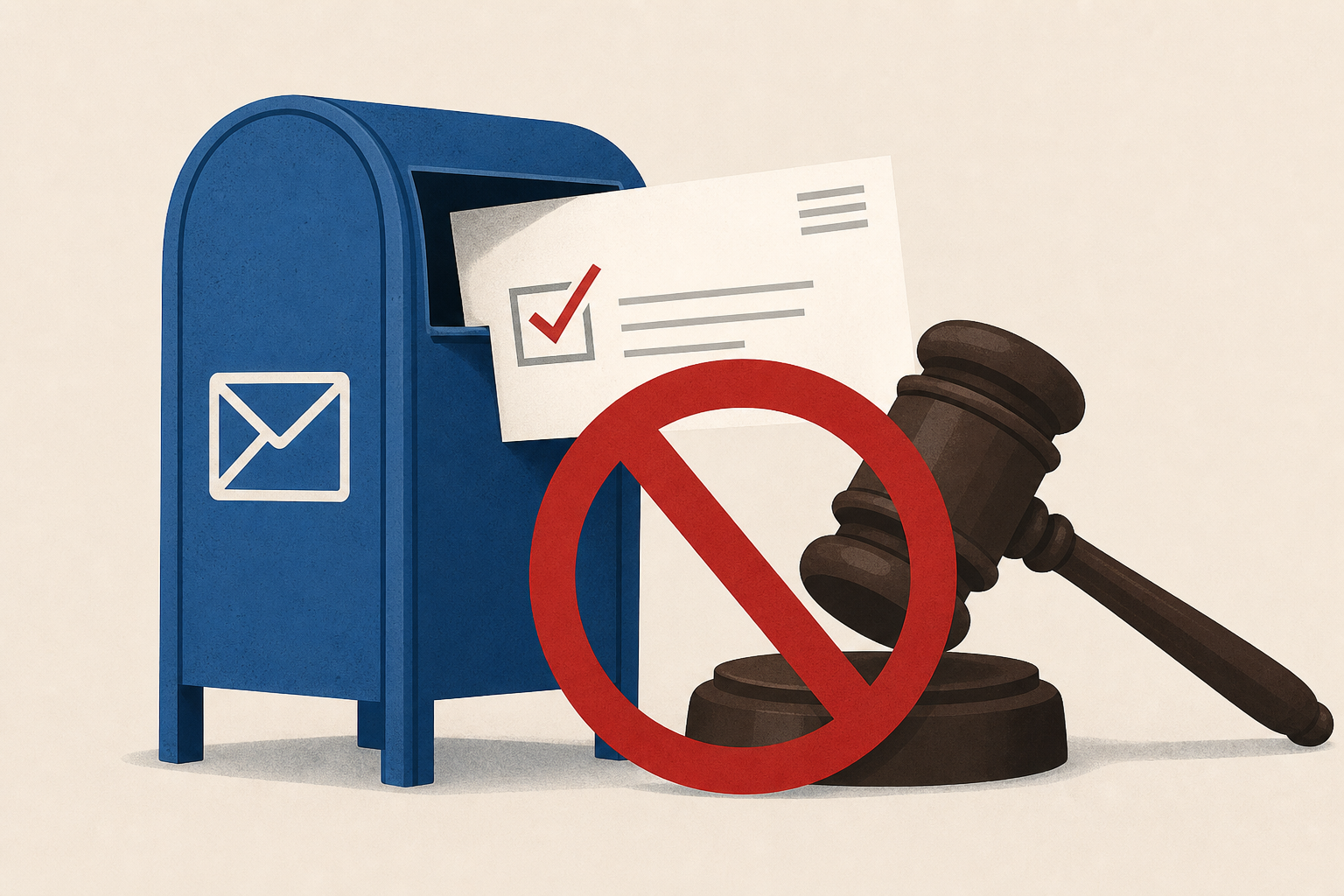 Federal judge blocks postal service from enforcing Trump ballot order