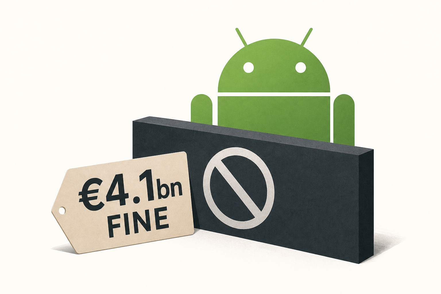 Google must pay €4.1bn fine for using Android to 'block' rivals
