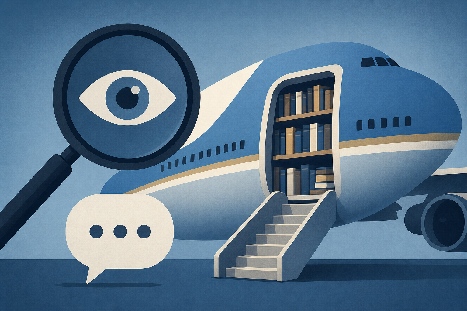 Eyed Social Media User Slams Air Force One 'Library'