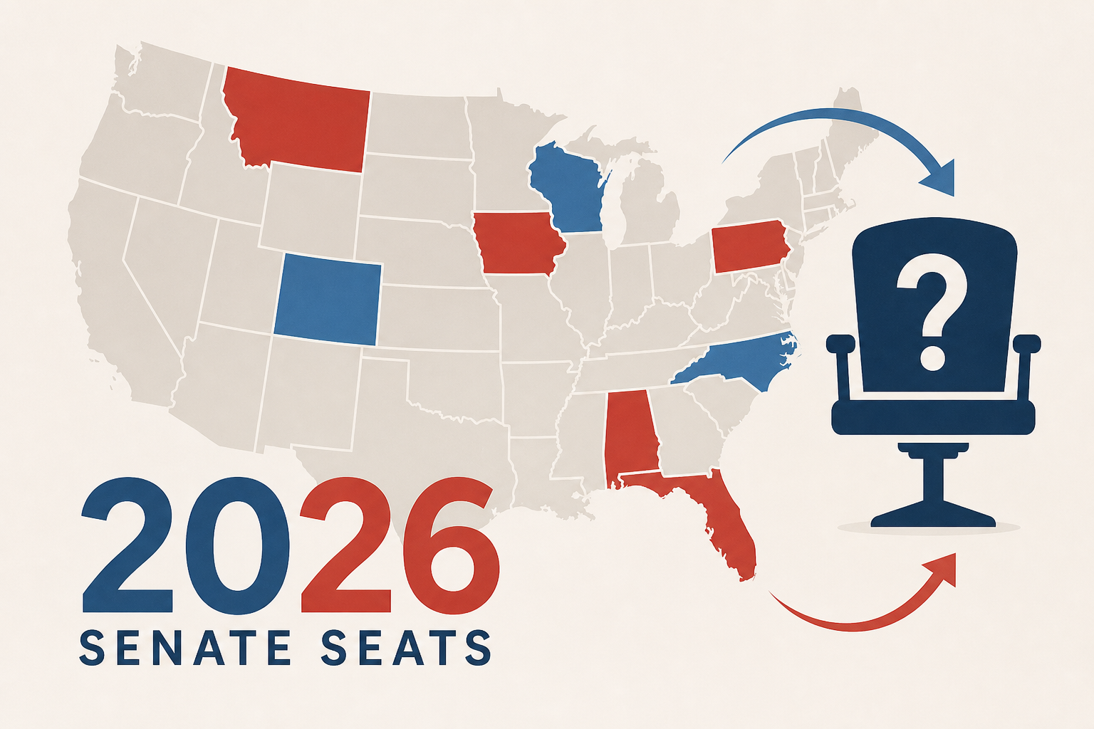The 9 Senate seats most likely to flip in 2026