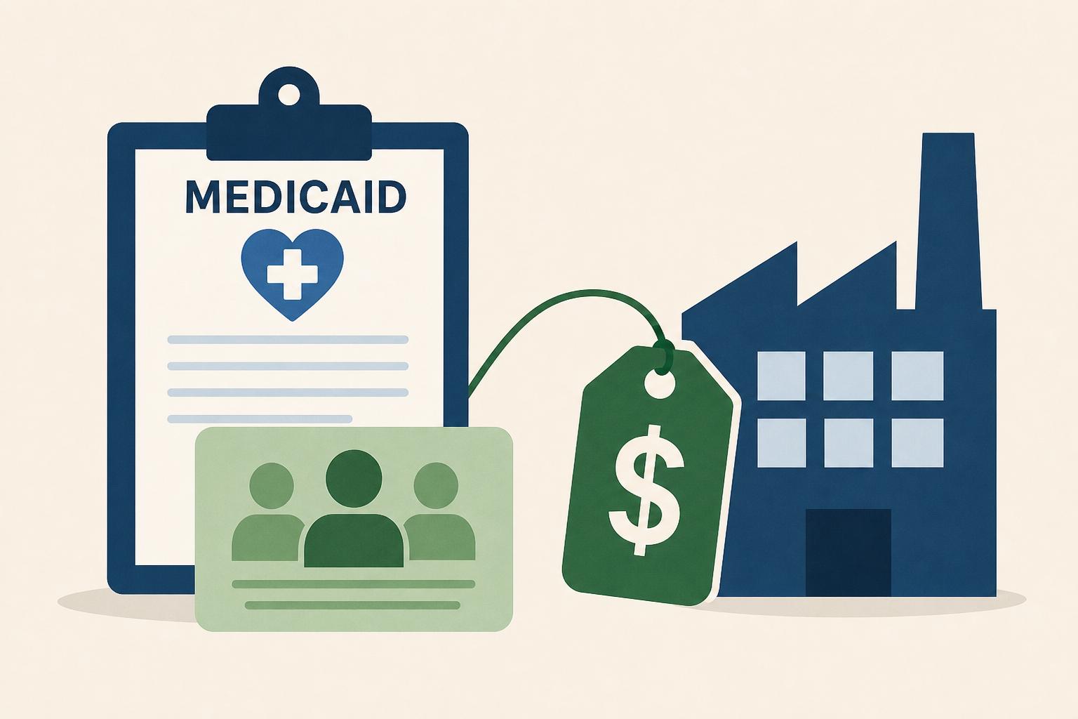 States considering charging employers with Medicaid-covered workers