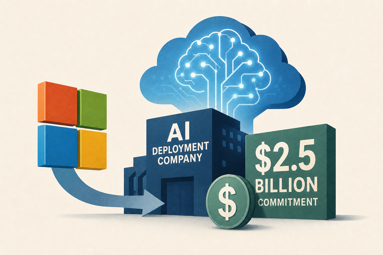 Microsoft launches its own AI deployment company with $2.5 billion commitment