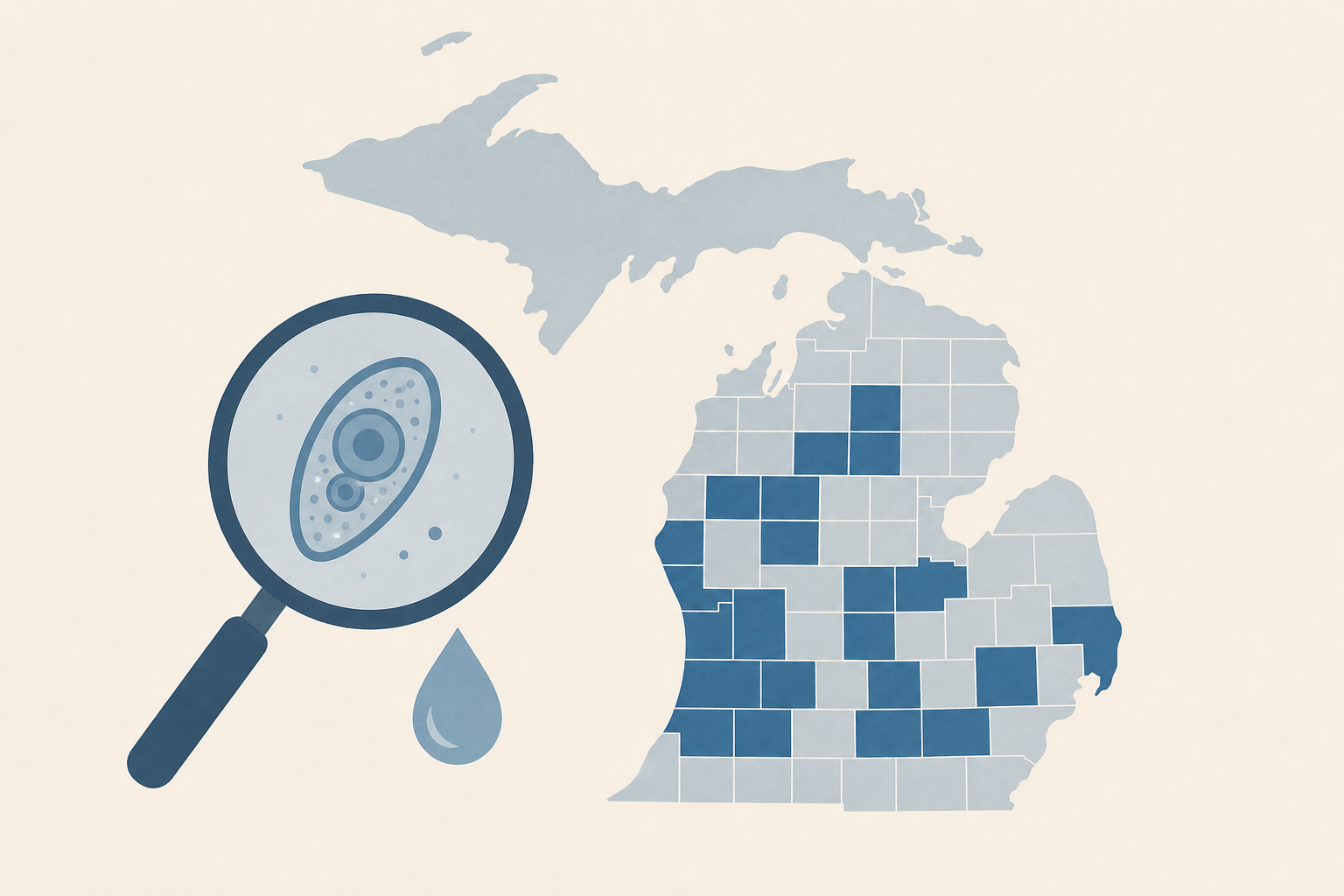 Cyclosporiasis outbreak hits 21 Michigan counties