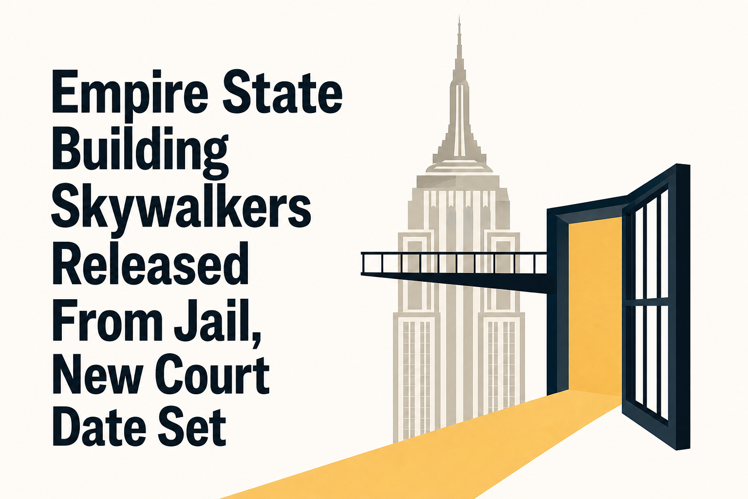 Empire State Building Skywalkers Released From Jail, New Court Date Set