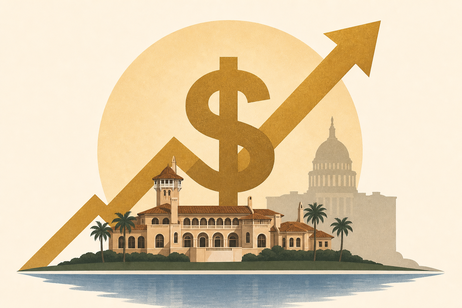 Soaring revenue at Mar-a-Lago shows how Trump’s business interests and politics intersect