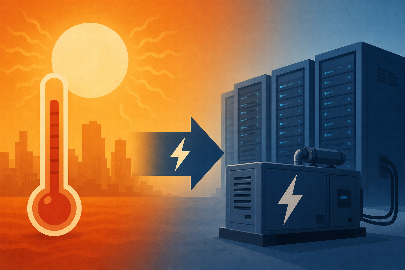 As U.S. Faces Extreme Heat, Data Centers Are Ordered to Use Backup Power to Prevent Blackouts