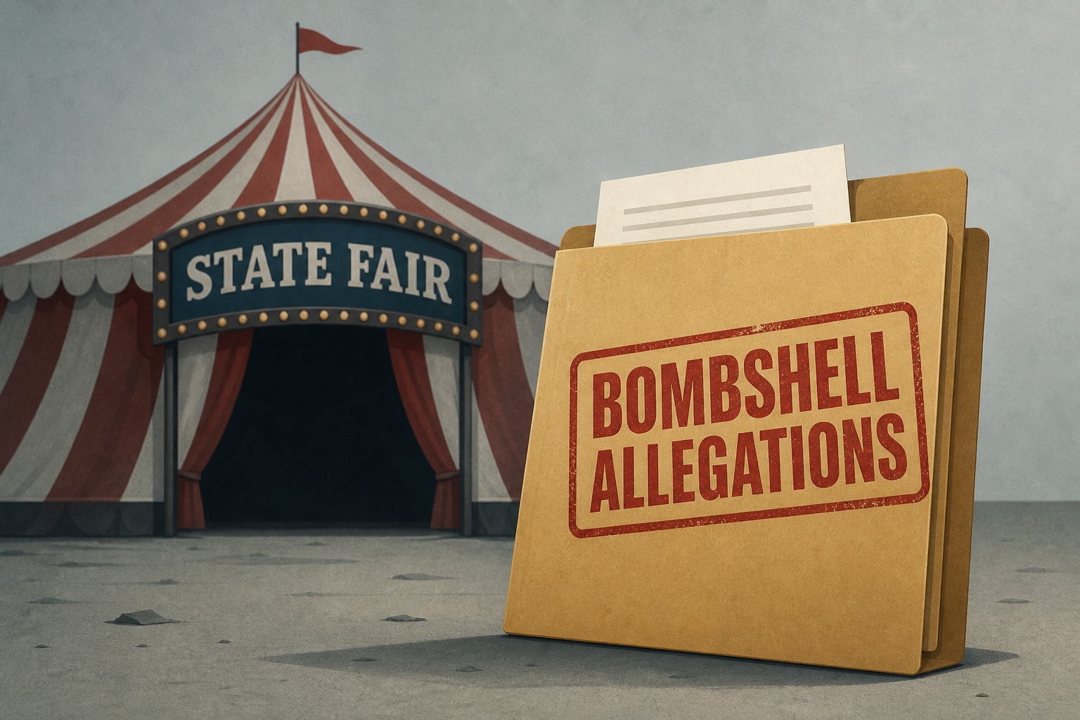 Trump Allies Behind Empty State Fair Rocked by Bombshell Allegations