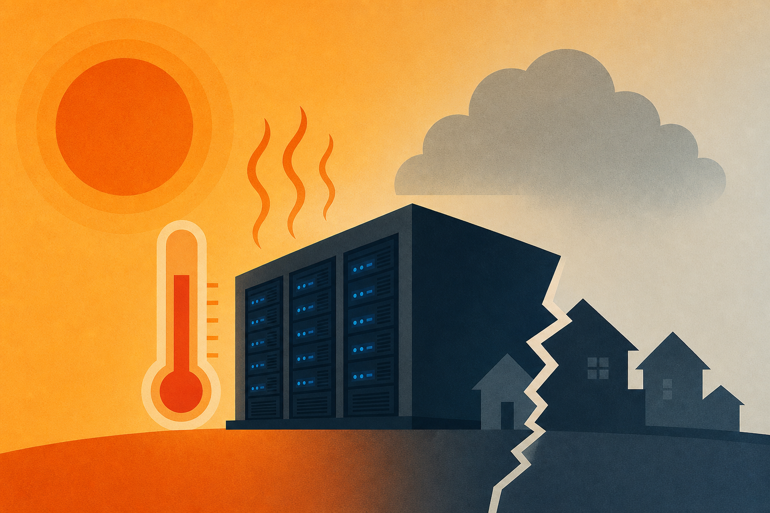Extreme heat adds to strains on data centers and tensions in host communities