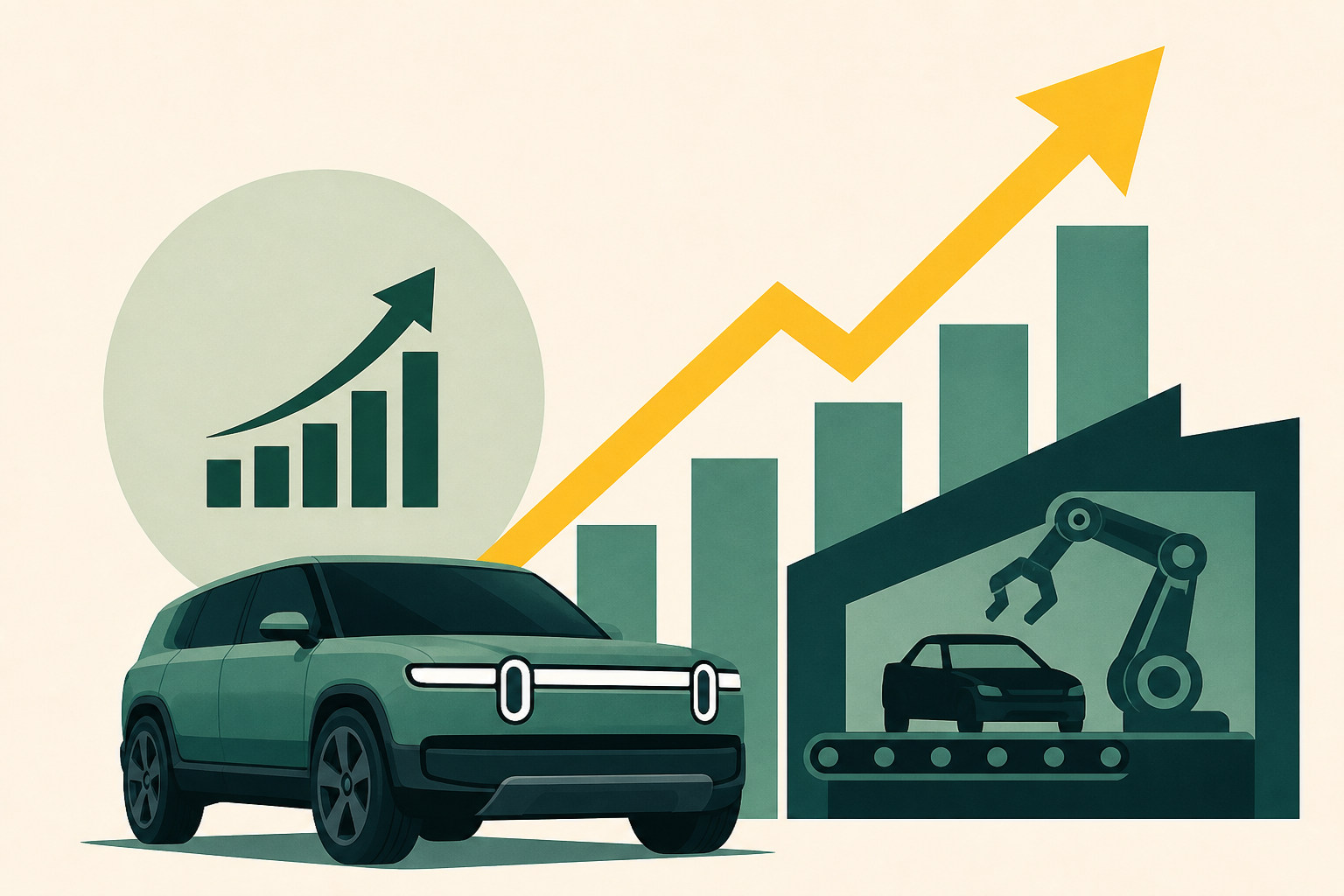 Rivian raises EV sales forecast as Q2 production ramps up