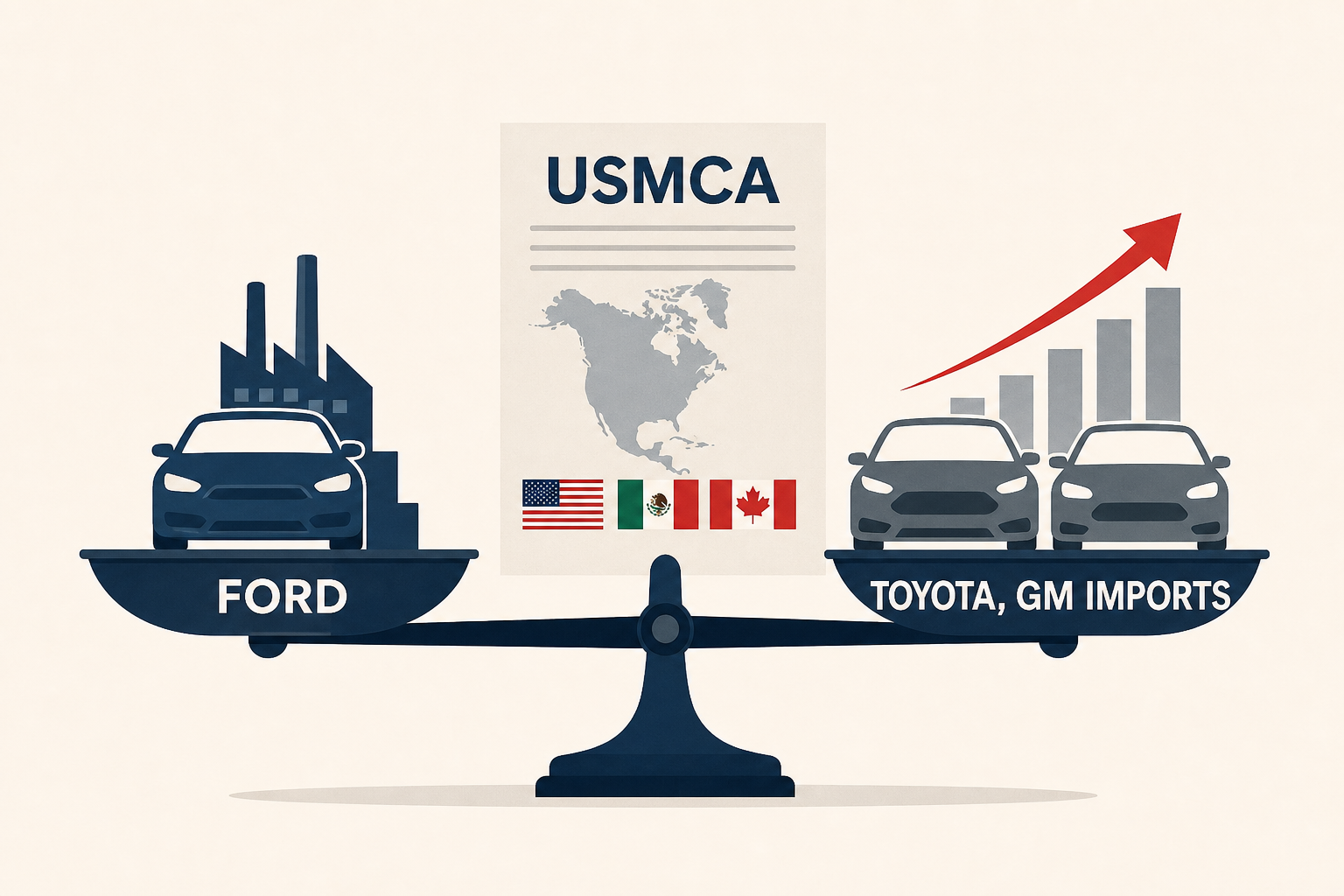 Ford eyes level playing field with Toyota, GM imports under new USMCA
