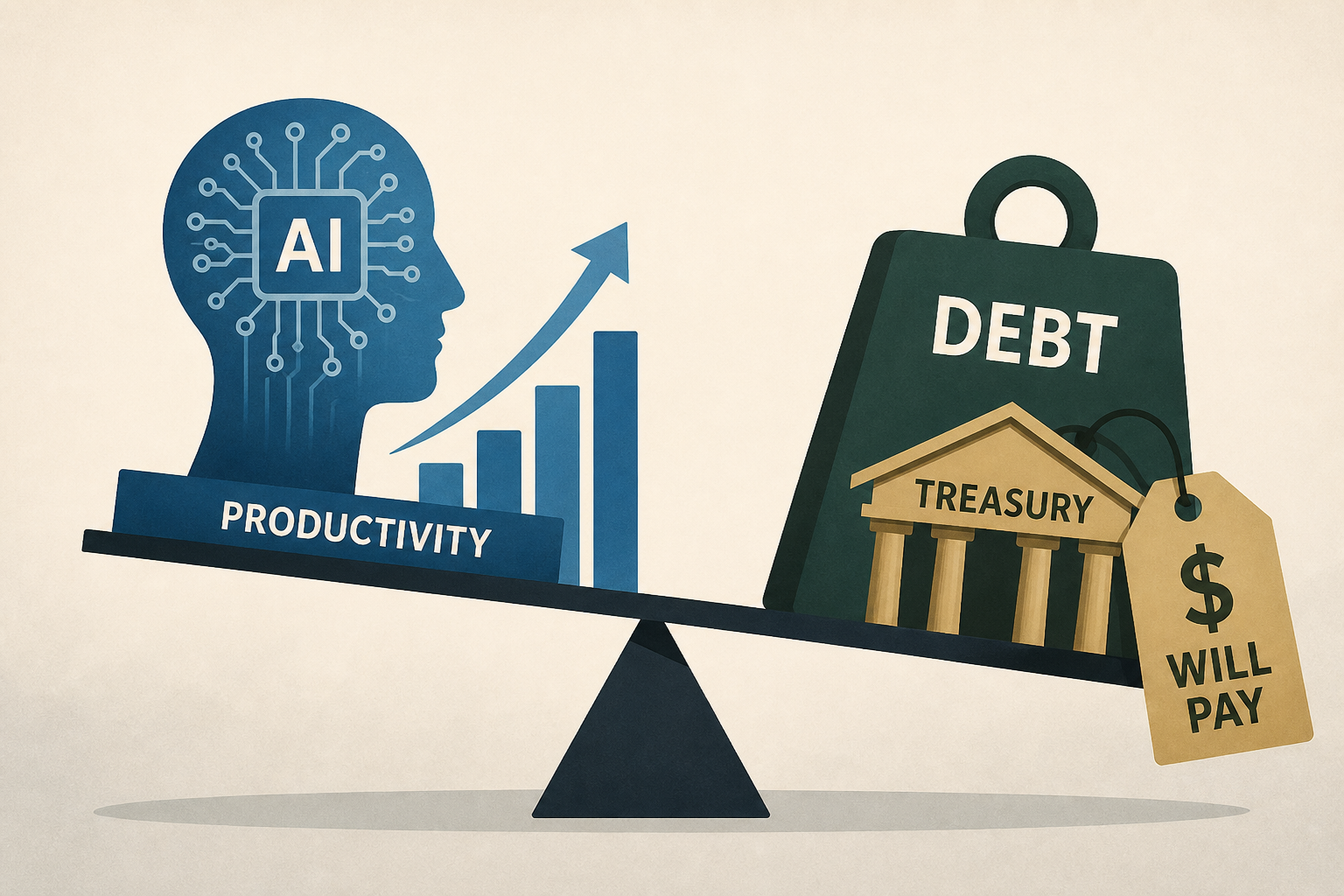 Elon Musk says AI may solve debt crisis with productivity-but study suggests the Treasury wil pay