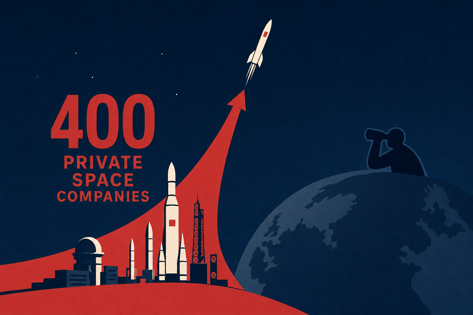 China has 400 private space companies. The West is barely paying attention