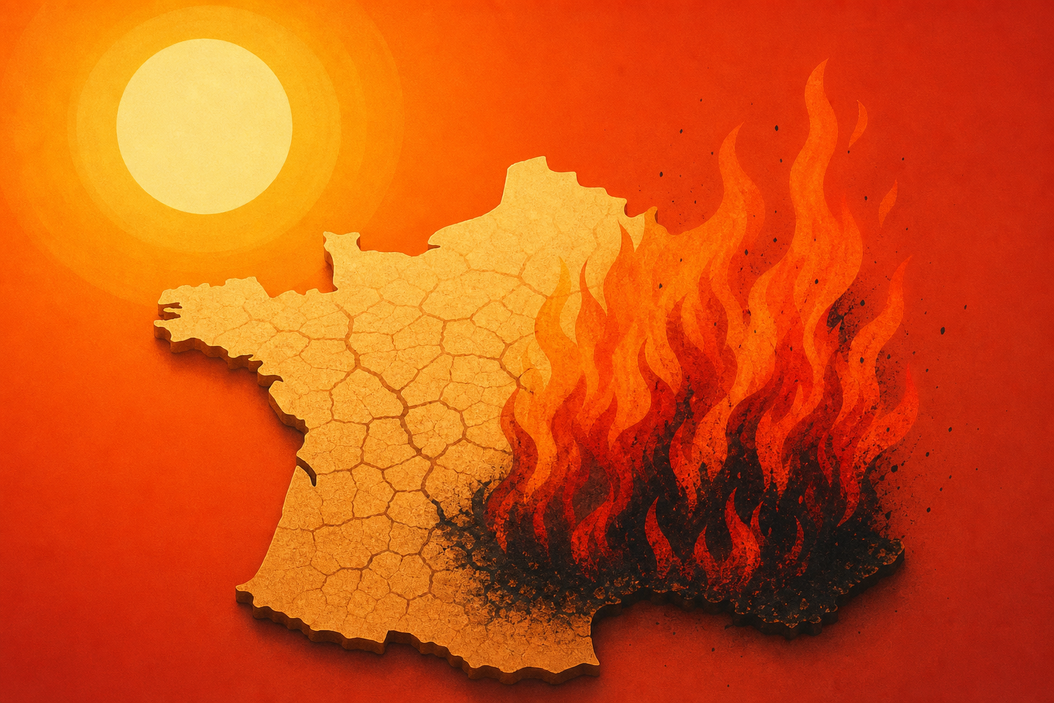 After France Swelters, Now It Burns
