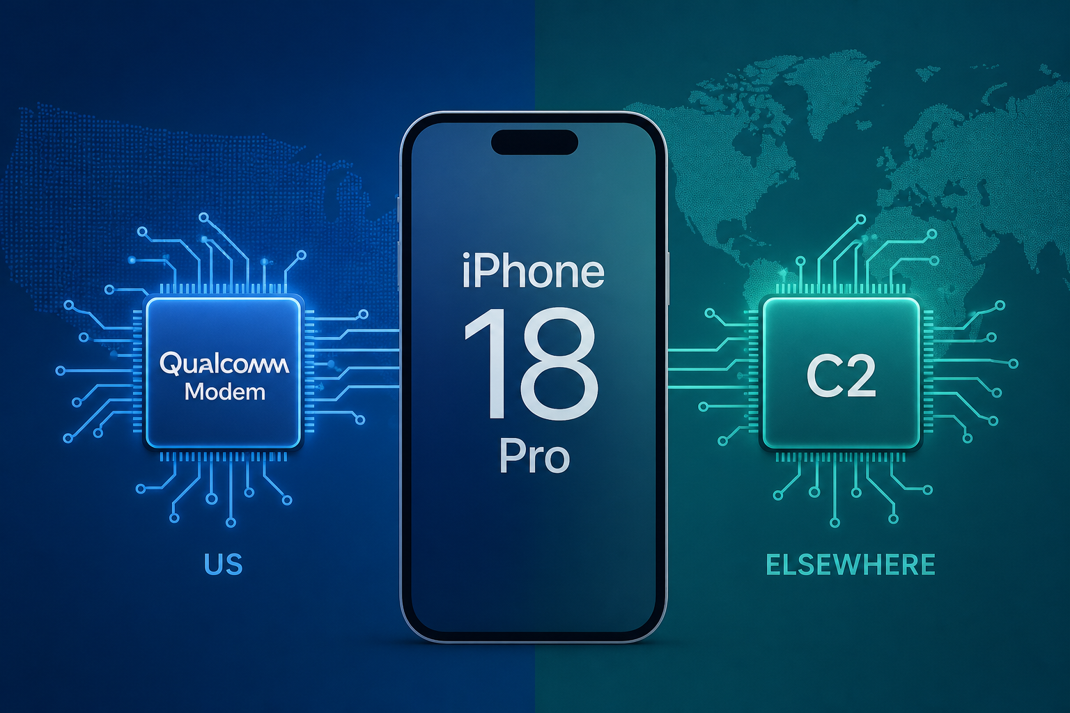 iPhone 18 Pro Could Use Qualcomm Modem in the US and C2 Elsewhere