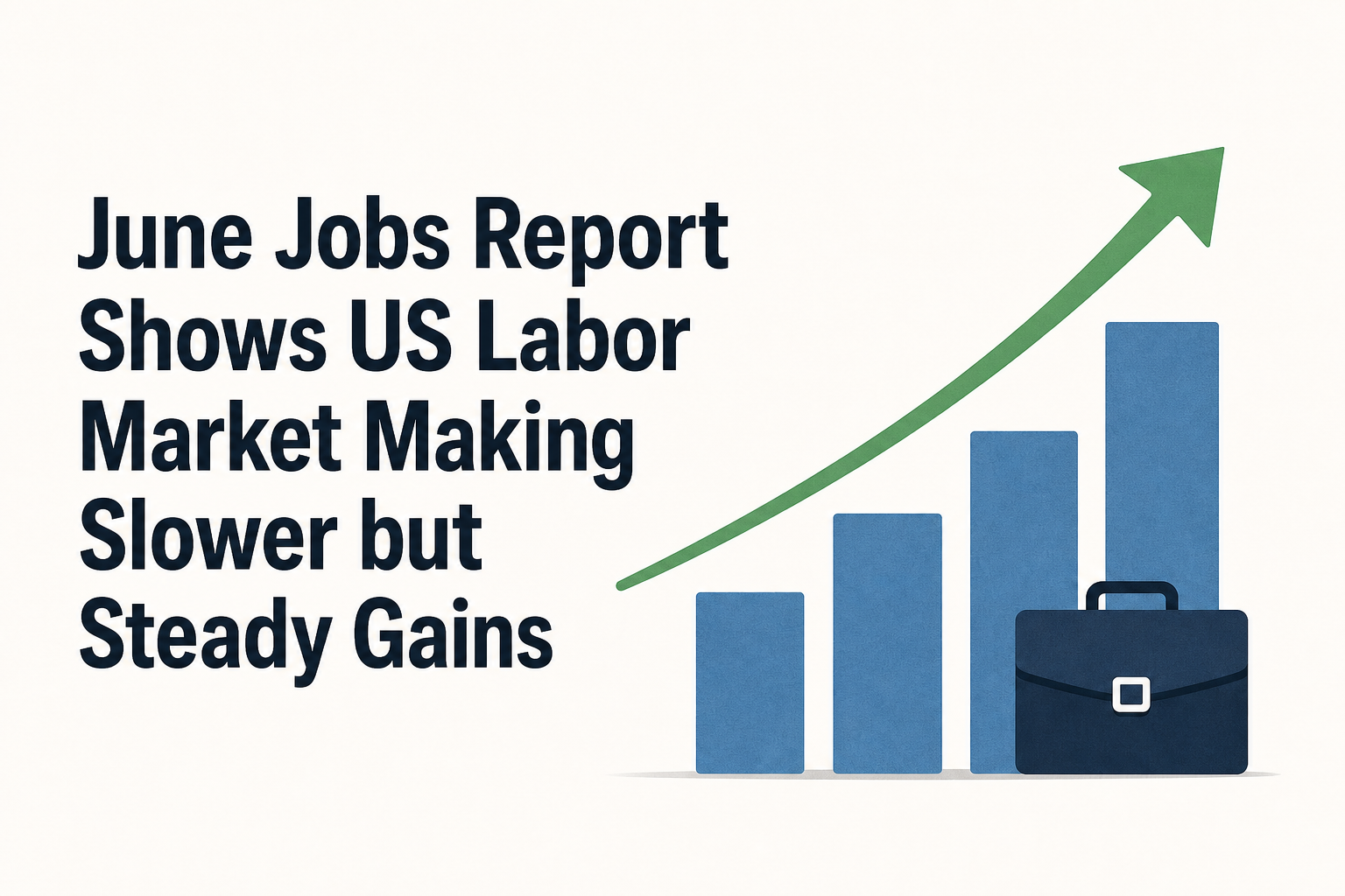 June Jobs Report Shows US Labor Market Making Slower but Steady Gains