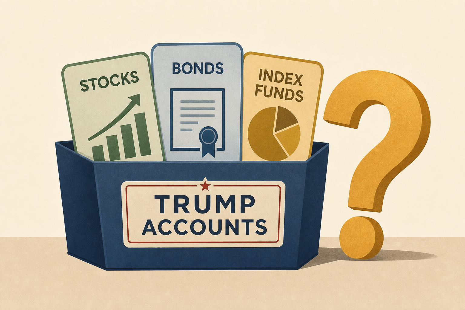 What are the investment options for Trump Accounts?