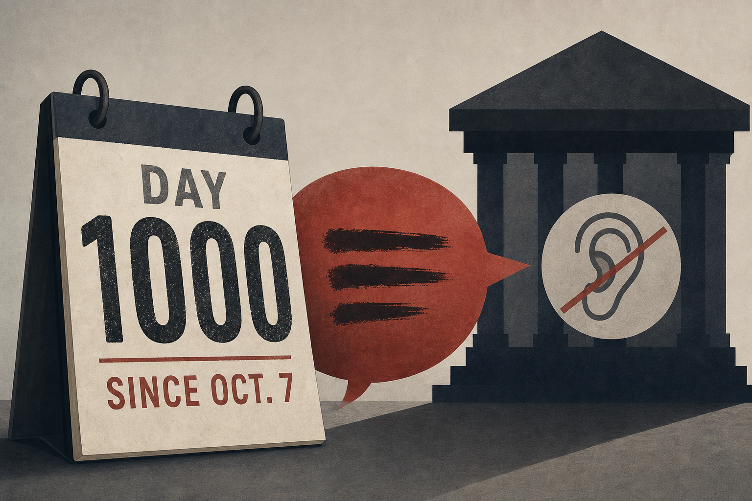 Survivors rail at government on 1,000th day since Oct. 7: 'They've never taken responsibility'