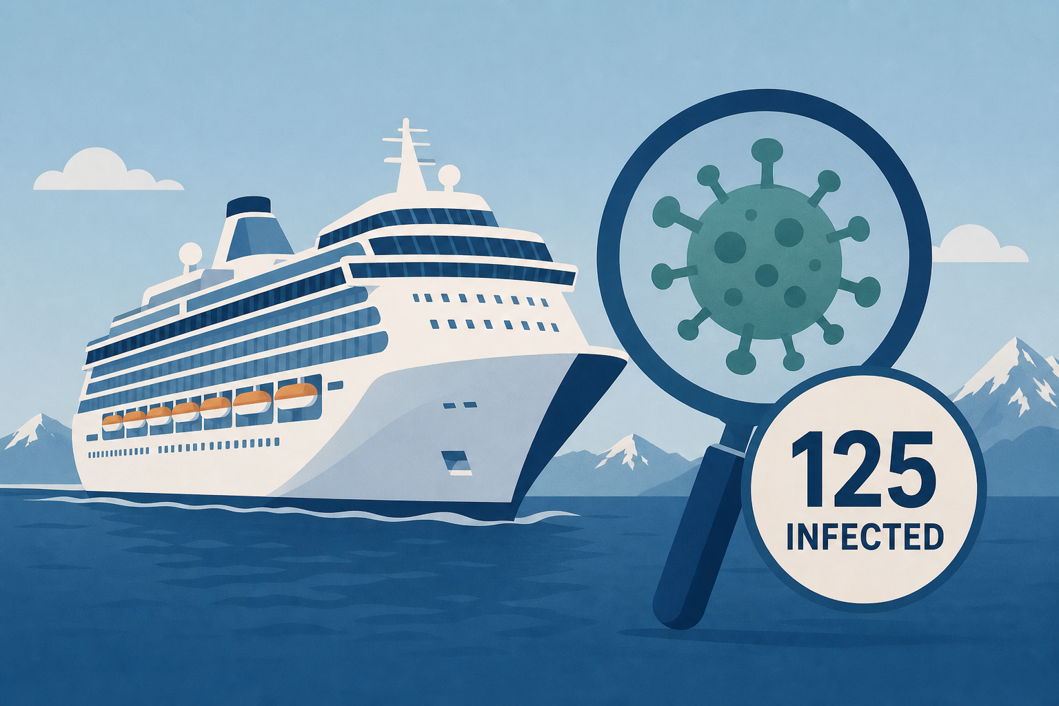 125 people infected by norovirus on Princess Cruises ship from San Francisco to Alaska